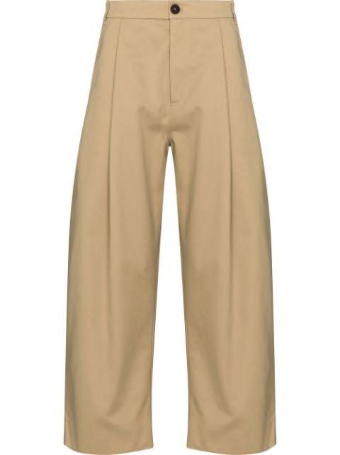 cropped wide-leg trousers by STUDIO NICHOLSON