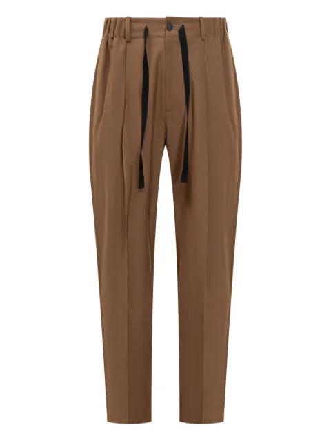 elasticated-drawcord trousers by STUDIO NICHOLSON