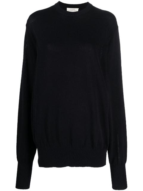 fine-knit cotton jumper by STUDIO NICHOLSON