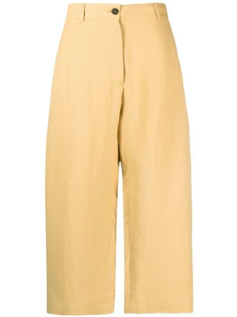 high-waisted wide-leg trousers by STUDIO NICHOLSON