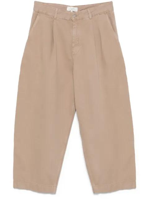 pleated carpenter trousers by STUDIO NICHOLSON