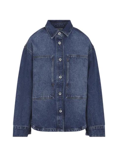 pocketed shirt denim jacket by STUDIO NICHOLSON