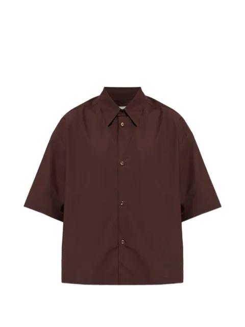poplin short-sleeved shirt by STUDIO NICHOLSON