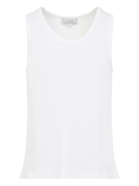 ribbed-knit tank top by STUDIO NICHOLSON