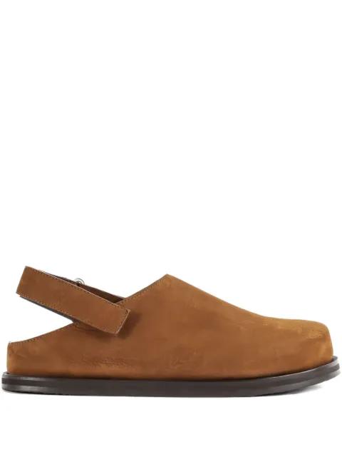 suede back-strap mules by STUDIO NICHOLSON