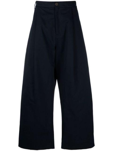 wide-leg high-waisted trousers by STUDIO NICHOLSON