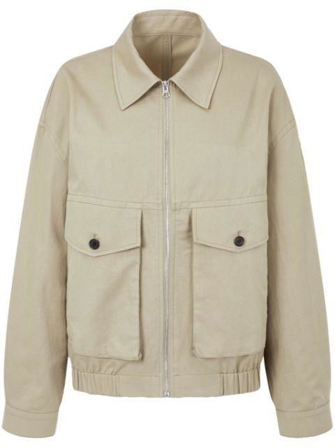 big-pocket zip-up jacket by STUDIO TOMBOY