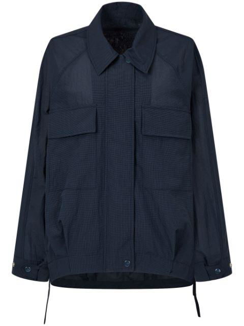 cargo-pocket shirt jacket by STUDIO TOMBOY