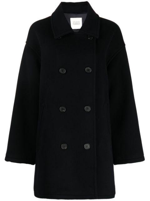 double-breasted wool peacoat by STUDIO TOMBOY