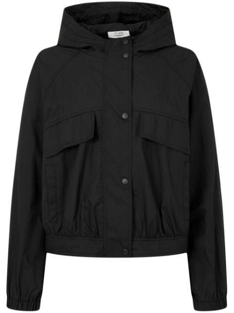 lightweight croped hoodied jacket by STUDIO TOMBOY