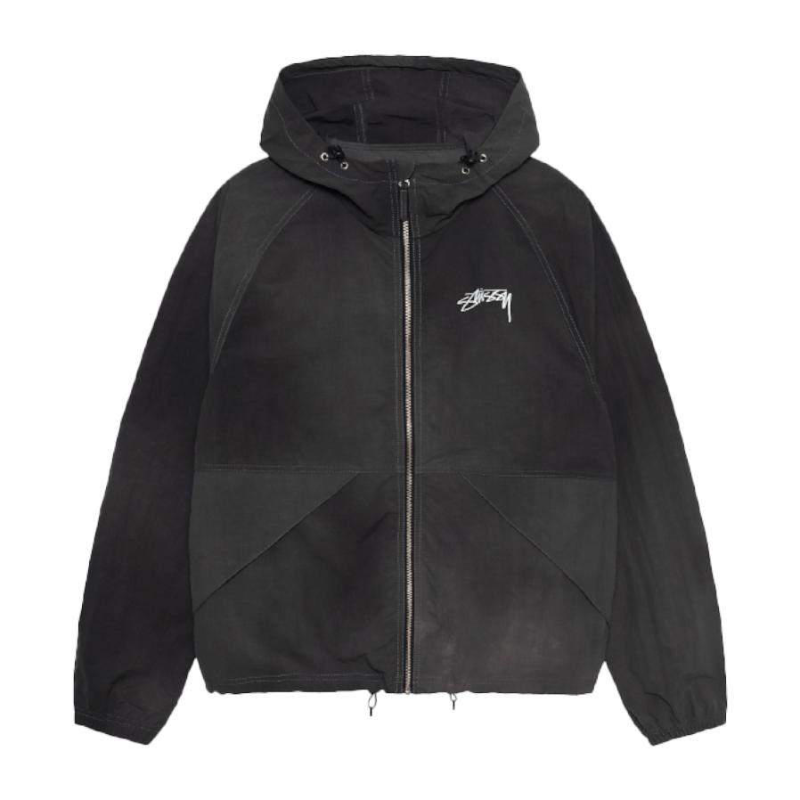 STÜSSY - Wave Dye Beach Shell Jacket - (Black) by STUSSY
