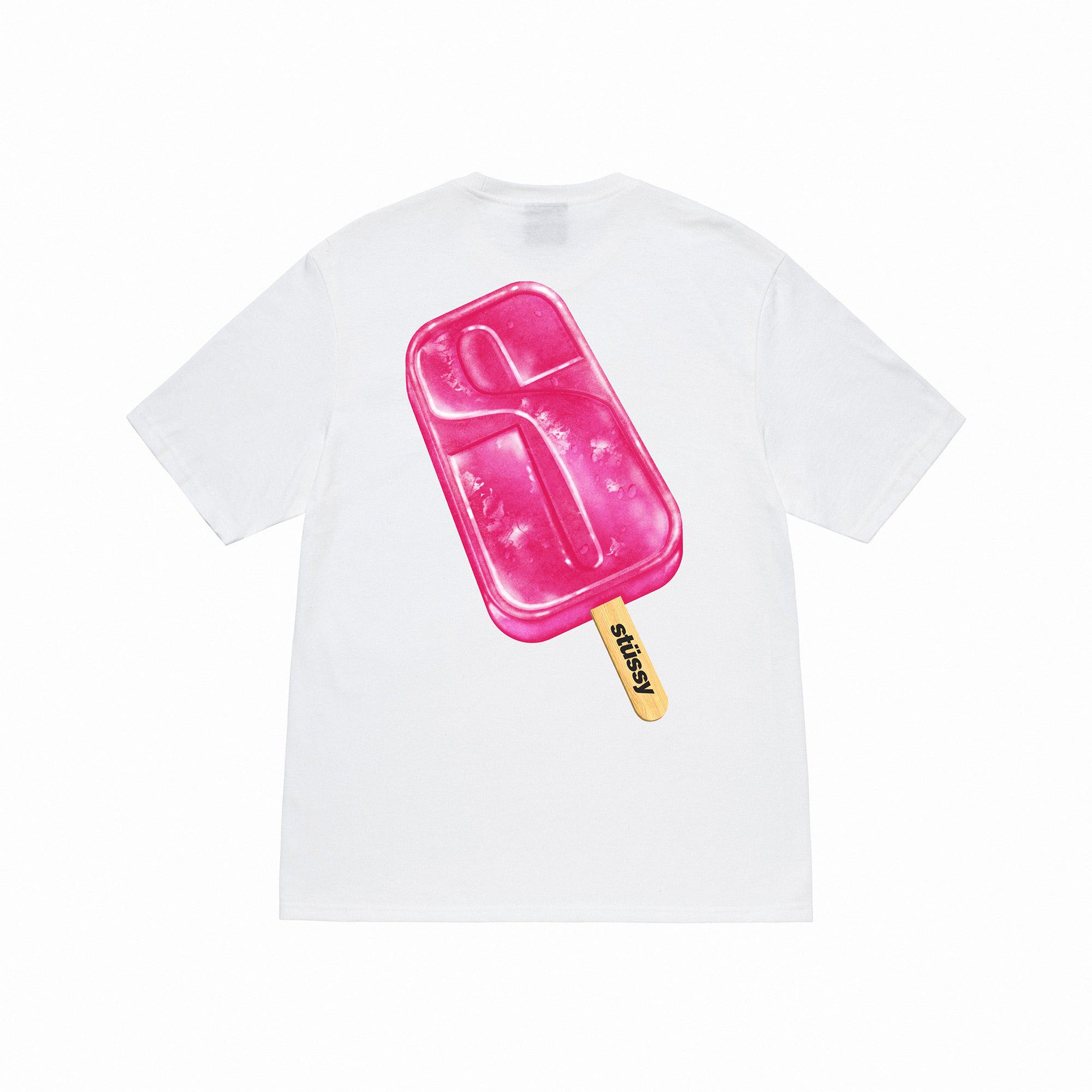 Stüssy  Black POPSICLE TEE (White) by STUSSY