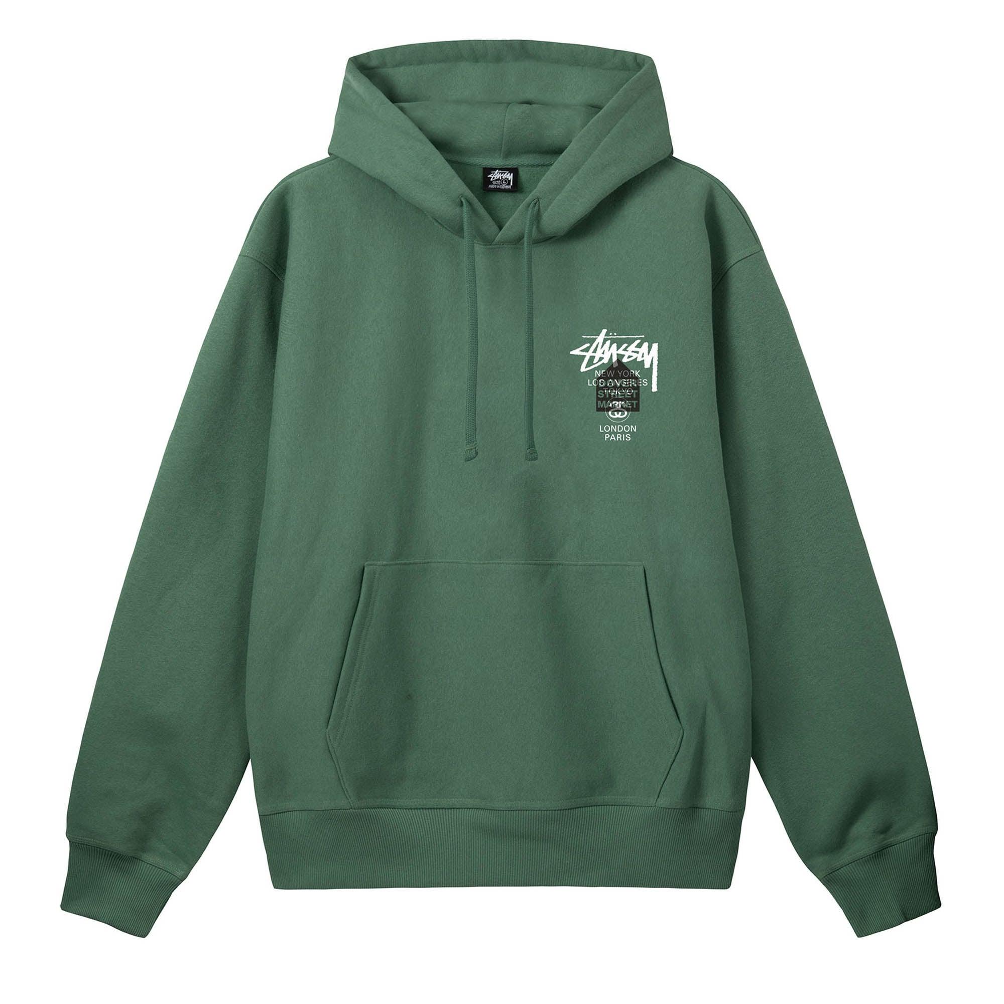 Stüssy - DSM Men's World Tour Hoodie - (Green) by STUSSY