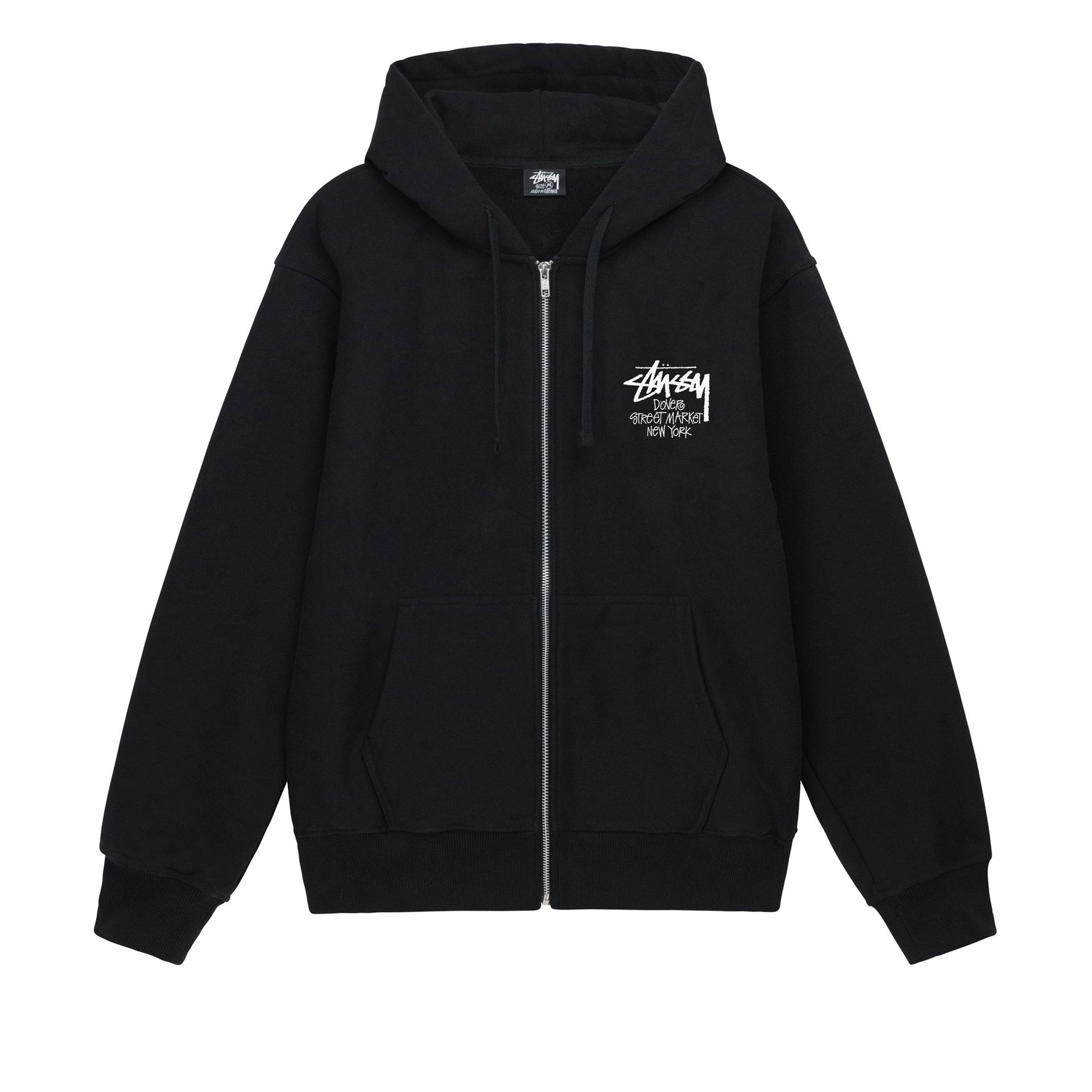 Stüssy - DSM New York Zip Hood - (Black) by STUSSY | jellibeans