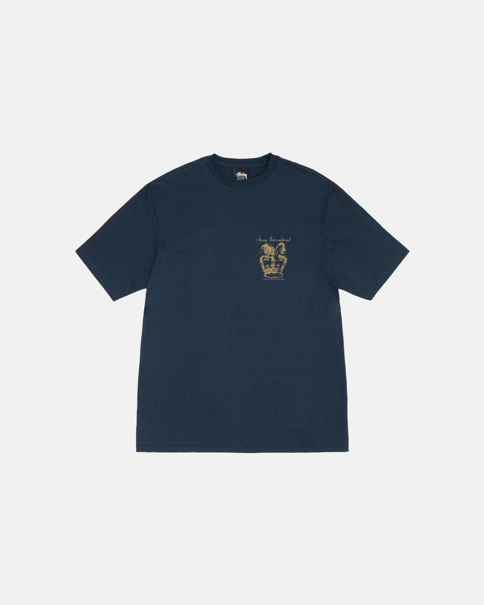 Stüssy - Dog Crown Tee - (Navy) by STUSSY