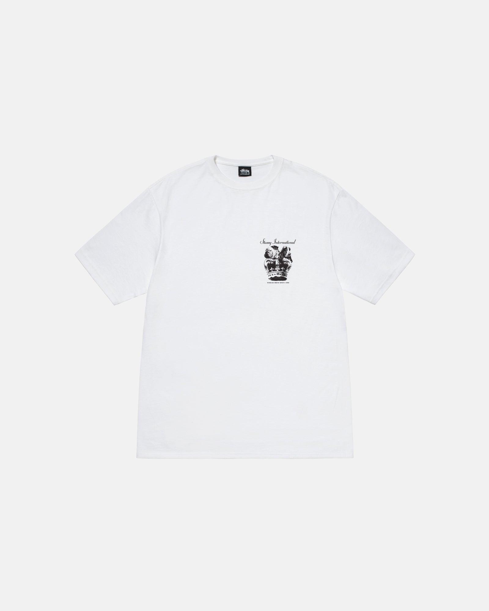 Stüssy - Dog Crown Tee - (White) by STUSSY