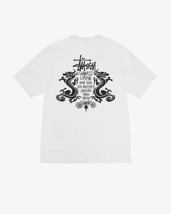 Stüssy - Double Dragon Pigment Dyed T-Shirt - (Natural) by STUSSY