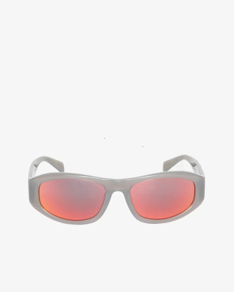Stüssy - Landon Sunglasses - (Grey/Silver Flare) by STUSSY
