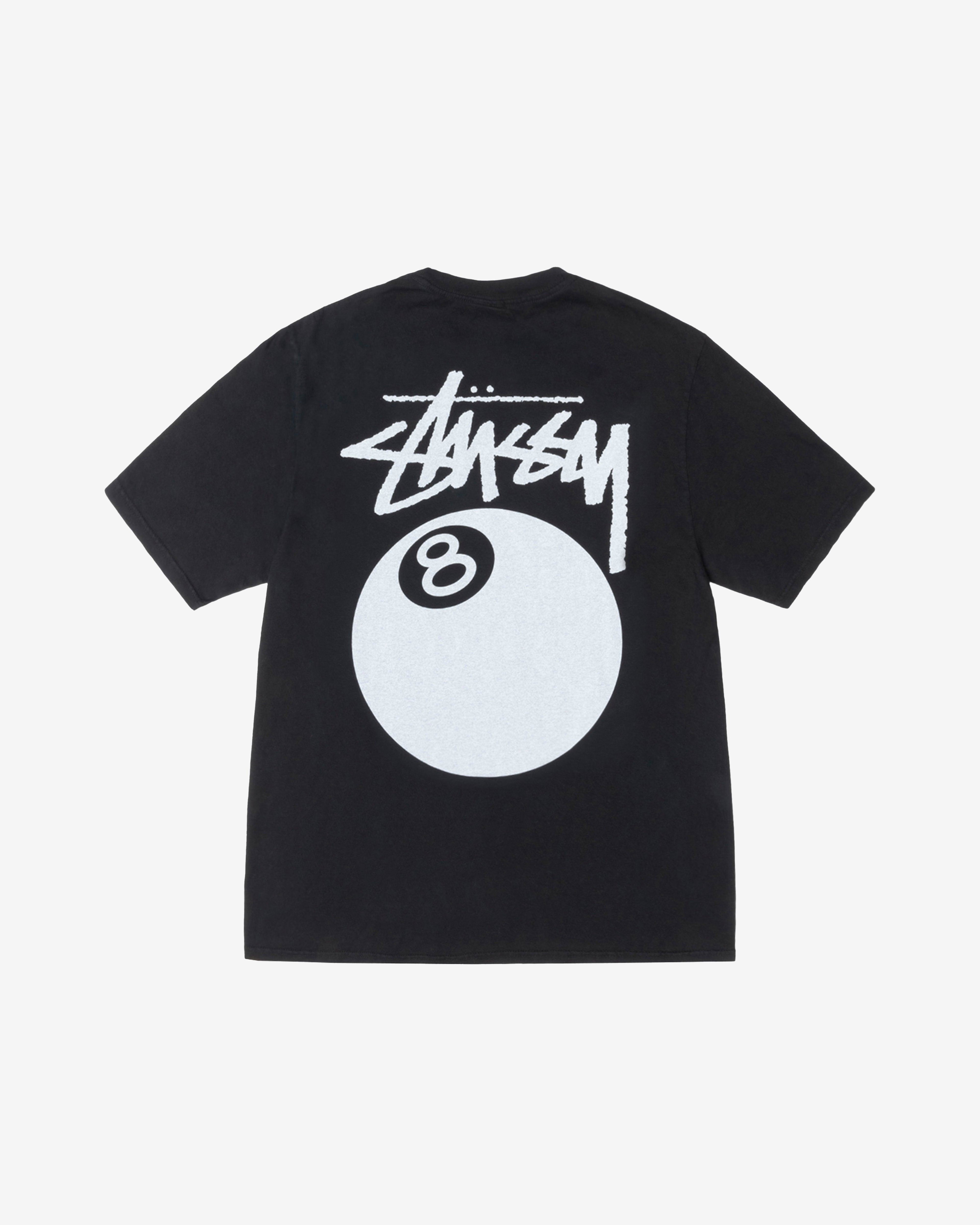 Stüssy - Men's 8 Ball Pigment Dyed T-Shirt - (Black) by STUSSY