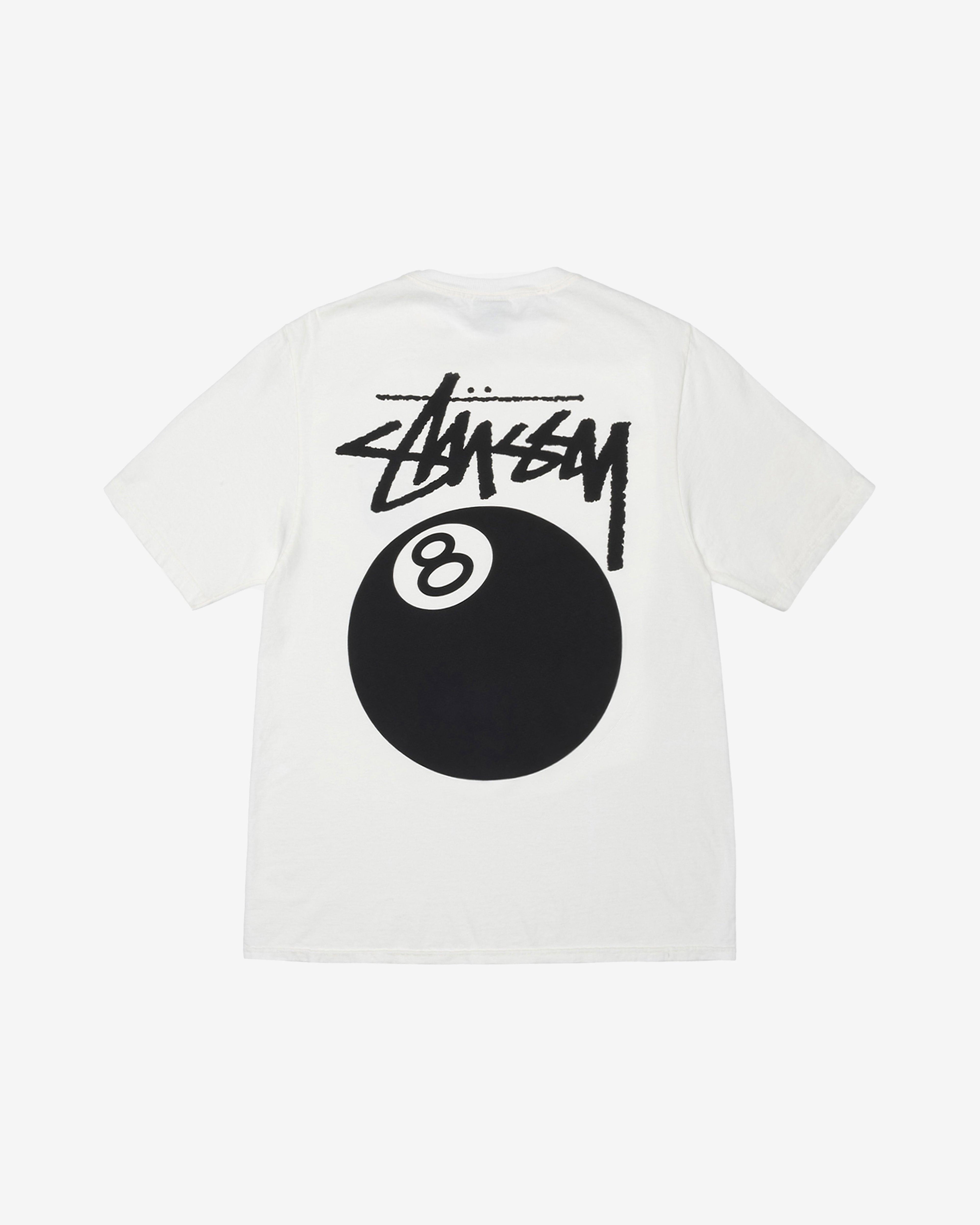 Stüssy - Men's 8 Ball Pigment Dyed T-Shirt - (Natural) by STUSSY