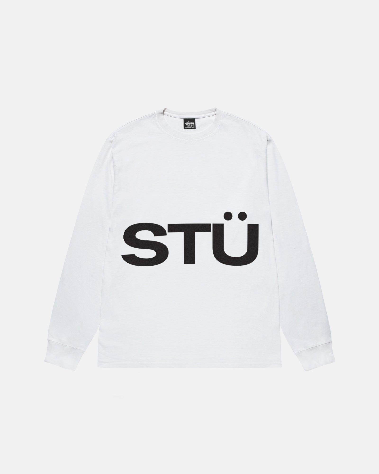 Stüssy - Men's All Caps Ls Tee - (White) by STUSSY