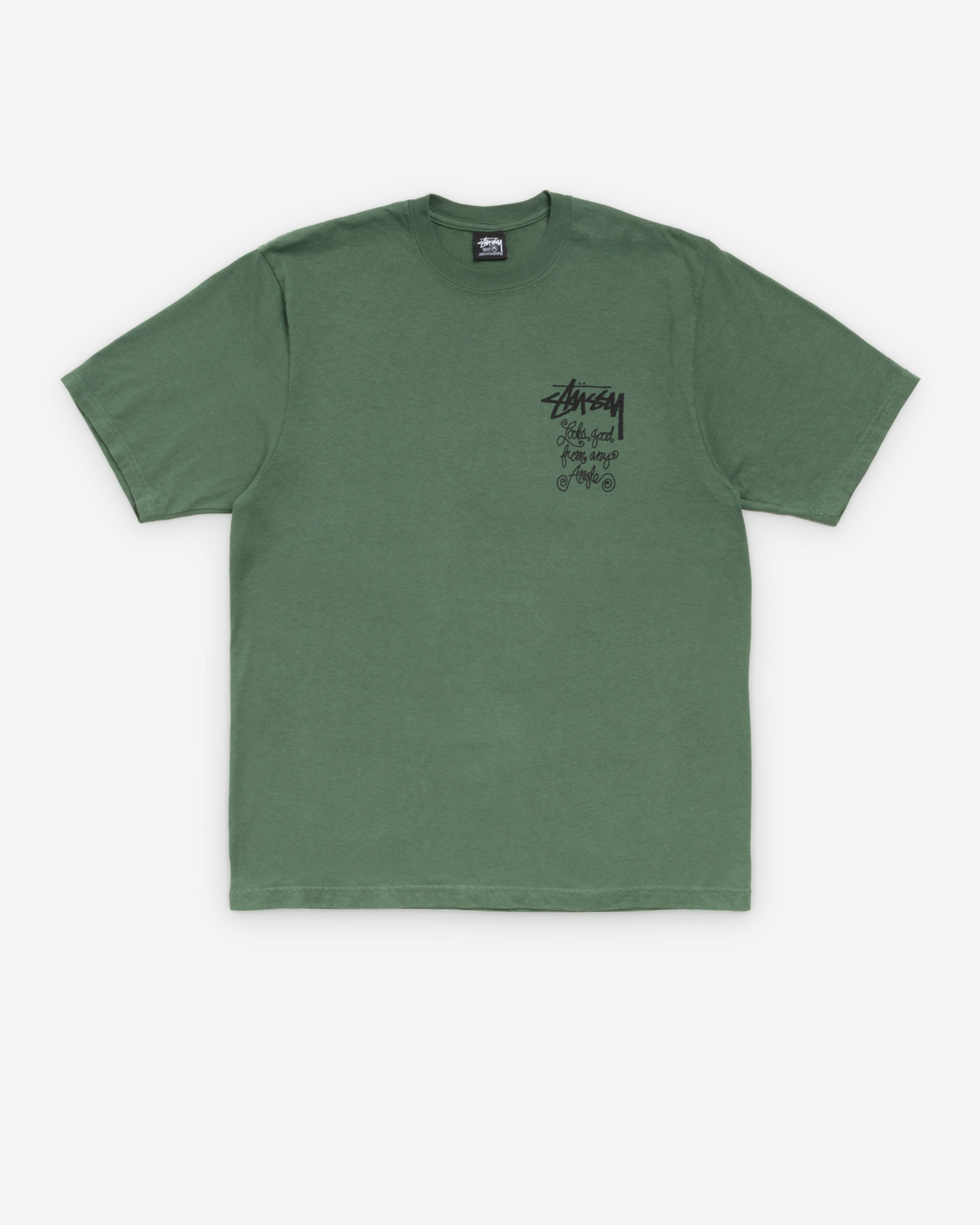 Stüssy - Men's Any Angle Pigment Dyed Tee - (Pine) by STUSSY