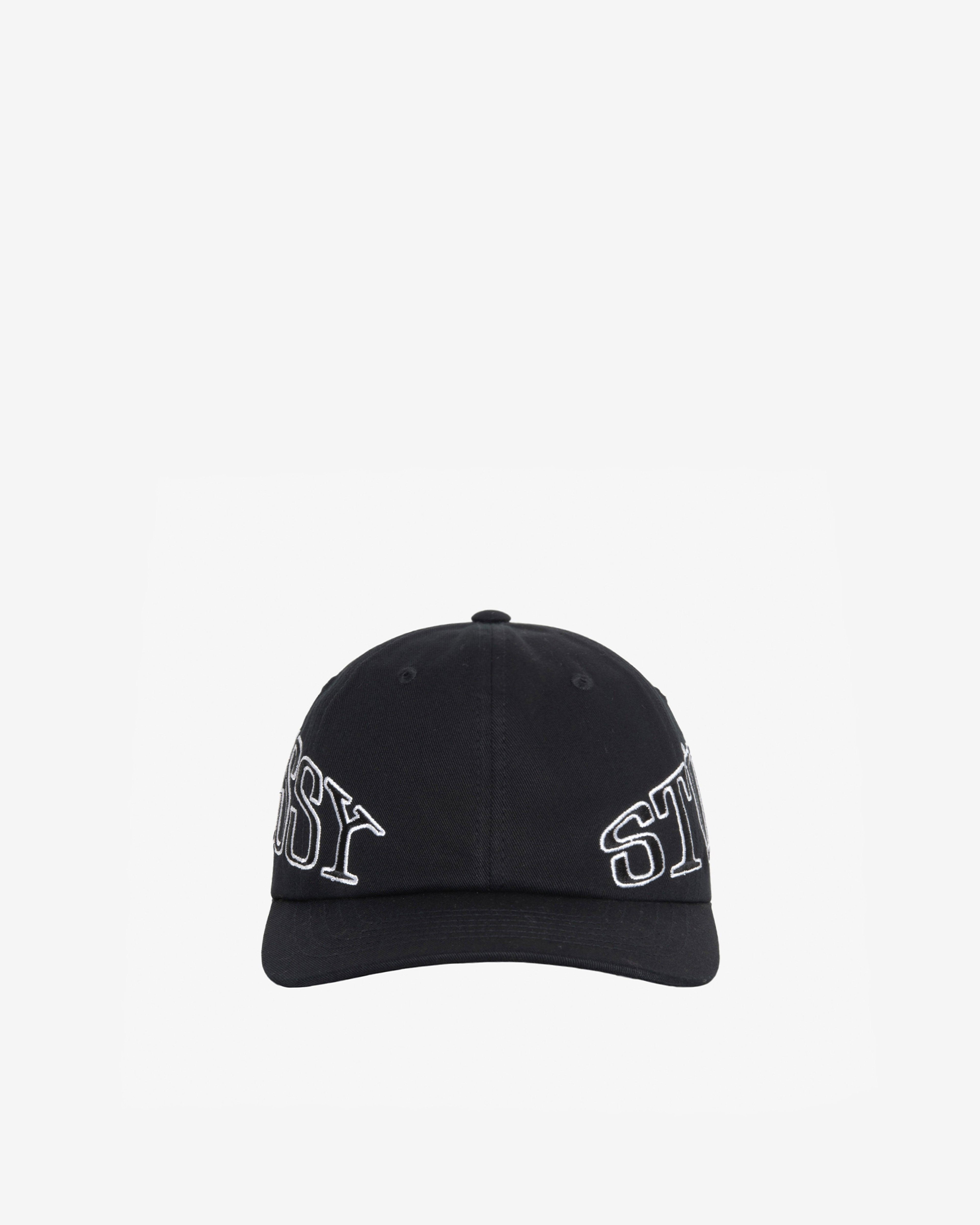 Stüssy - Men's Arc Low Pro Strapback Cap - (Black) by STUSSY