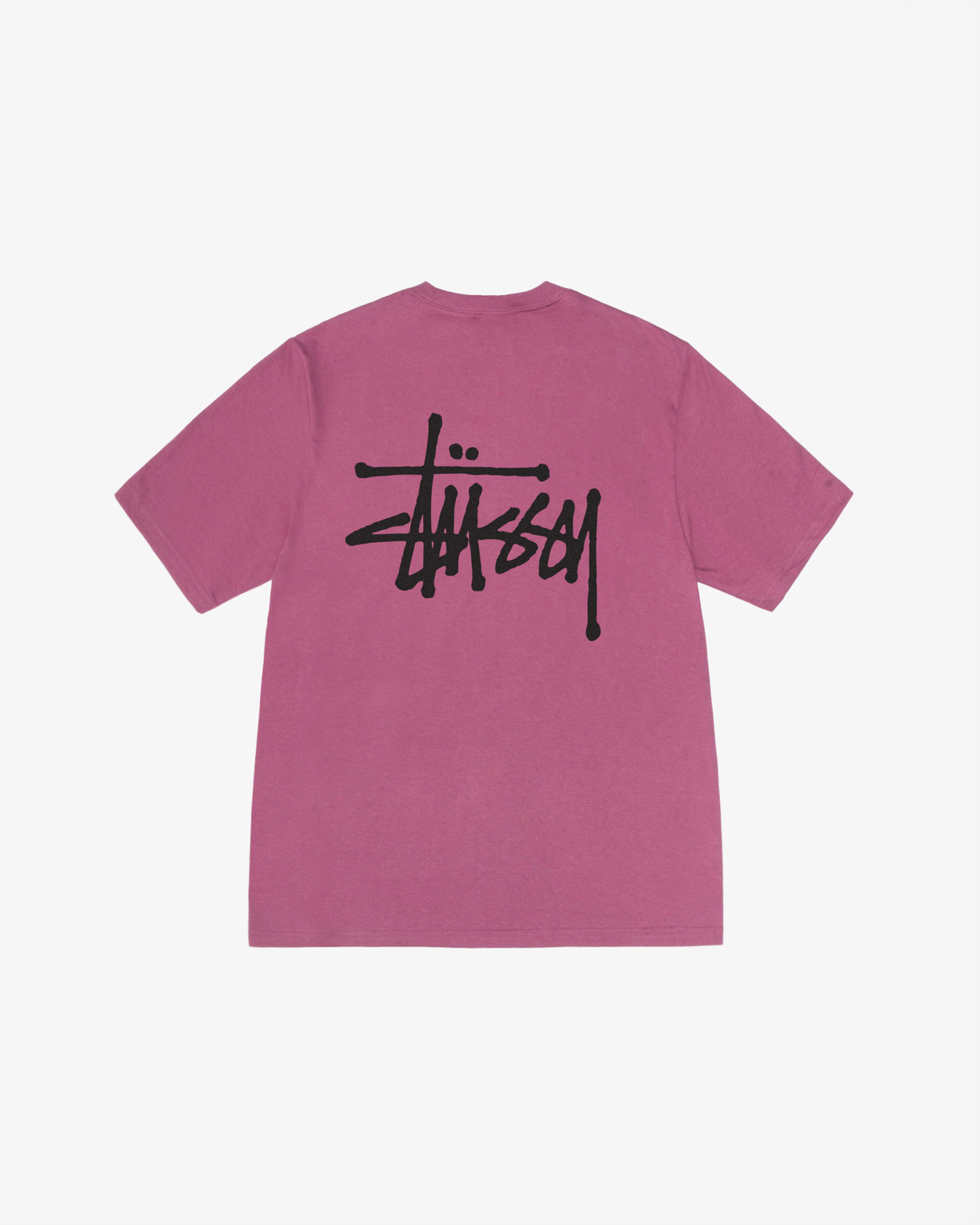 Stüssy - Men's Basic Stüssy Tee - (Berry) by STUSSY