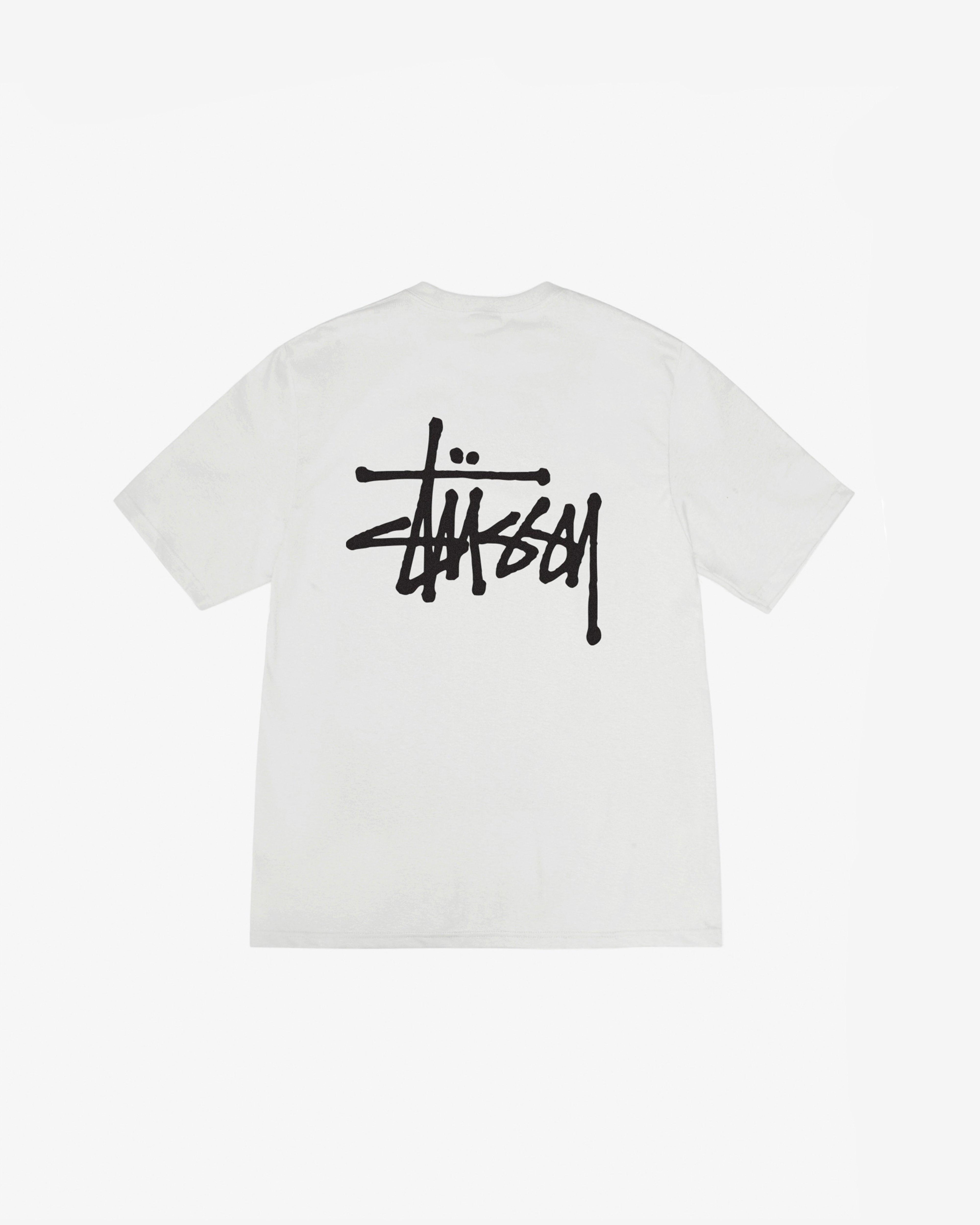 Stüssy - Men's Basic Stüssy Tee - (Fog) by STUSSY