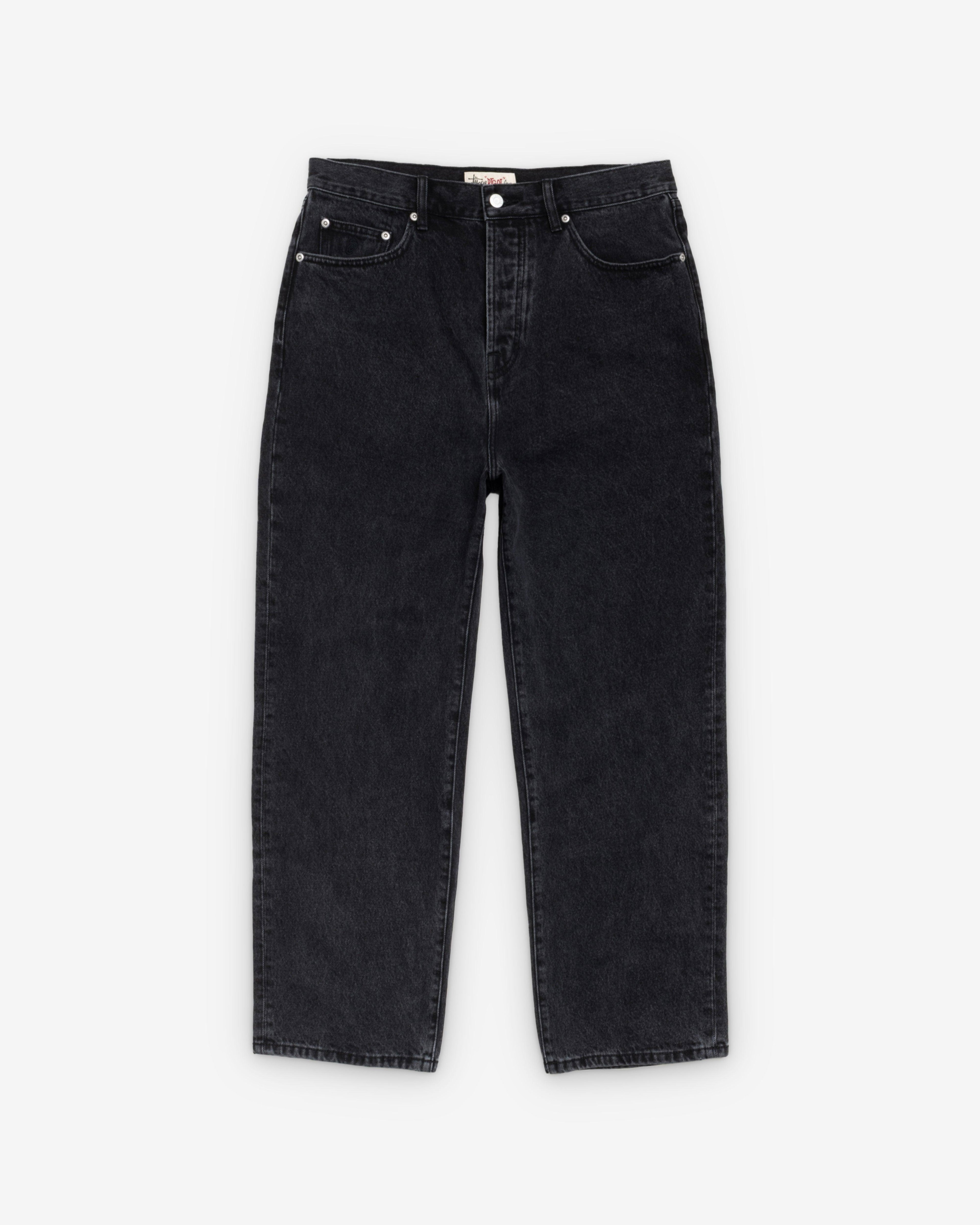 Stüssy - Men's Big Ol Jean Denim - (Vintage Black) by STUSSY