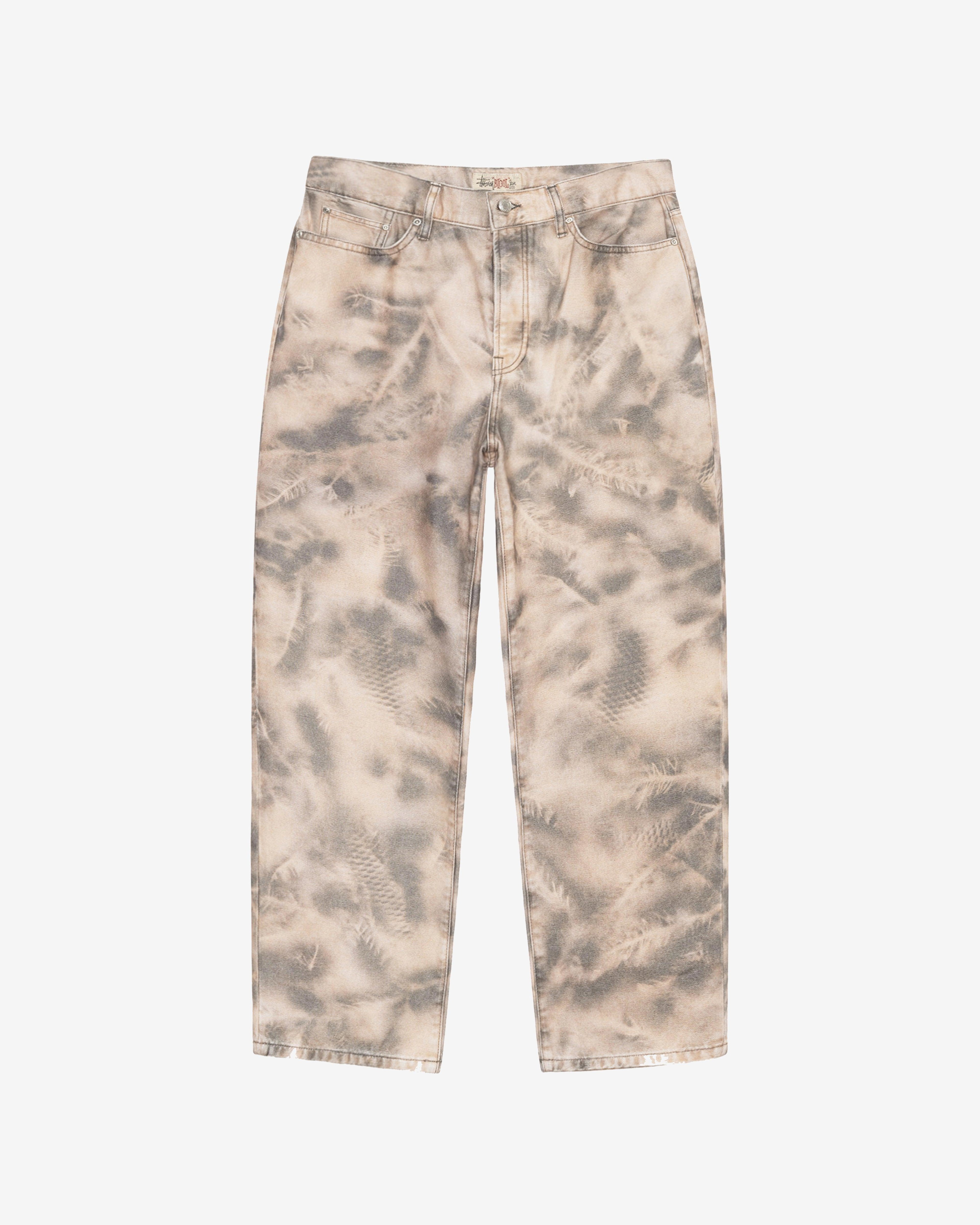Stüssy - Men's Big Ol Jeans Stenpat Camo - (Nofo) by STUSSY