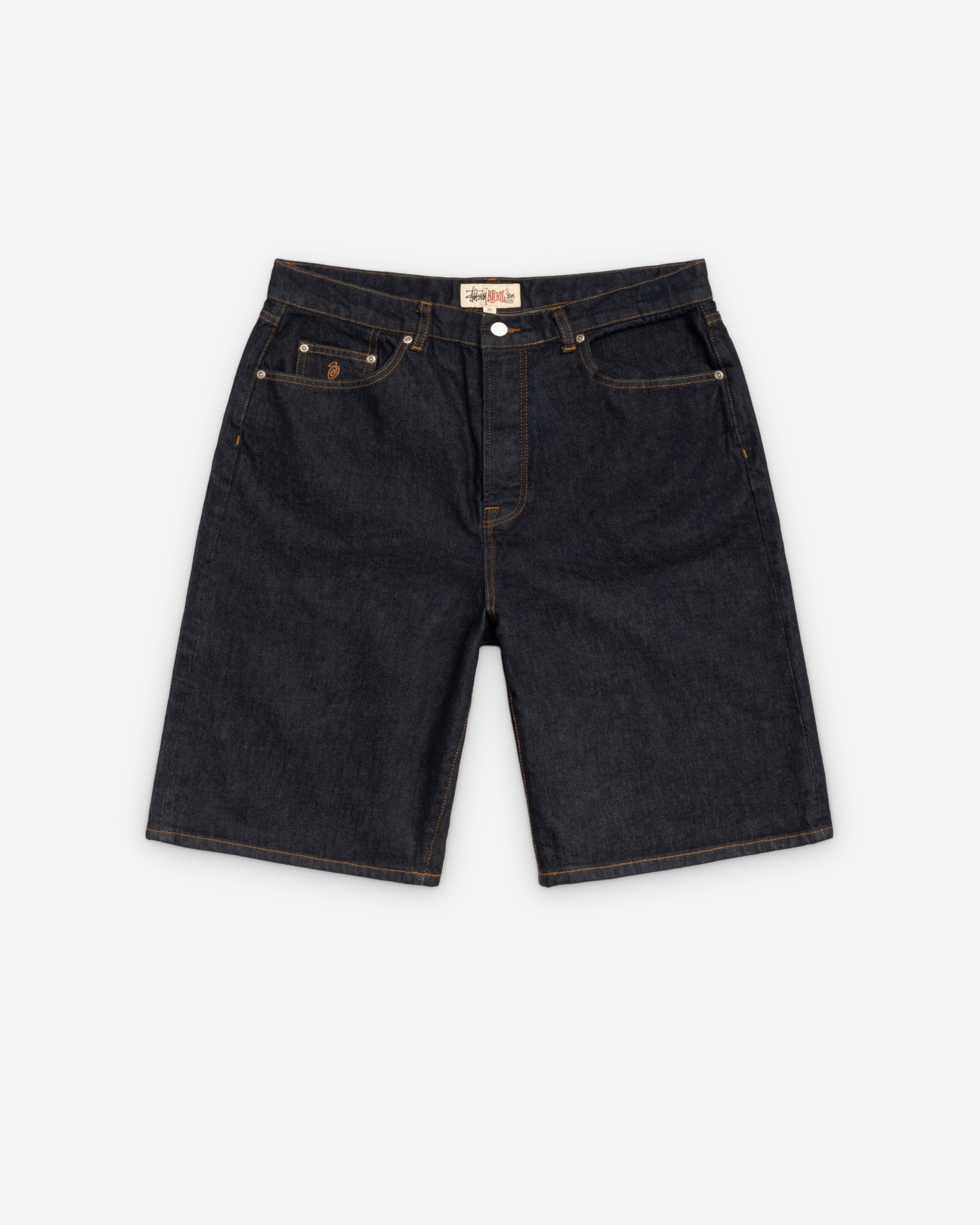 Stüssy - Men's Big Ol Shorts Denim - (Rinsed Indigo) by STUSSY