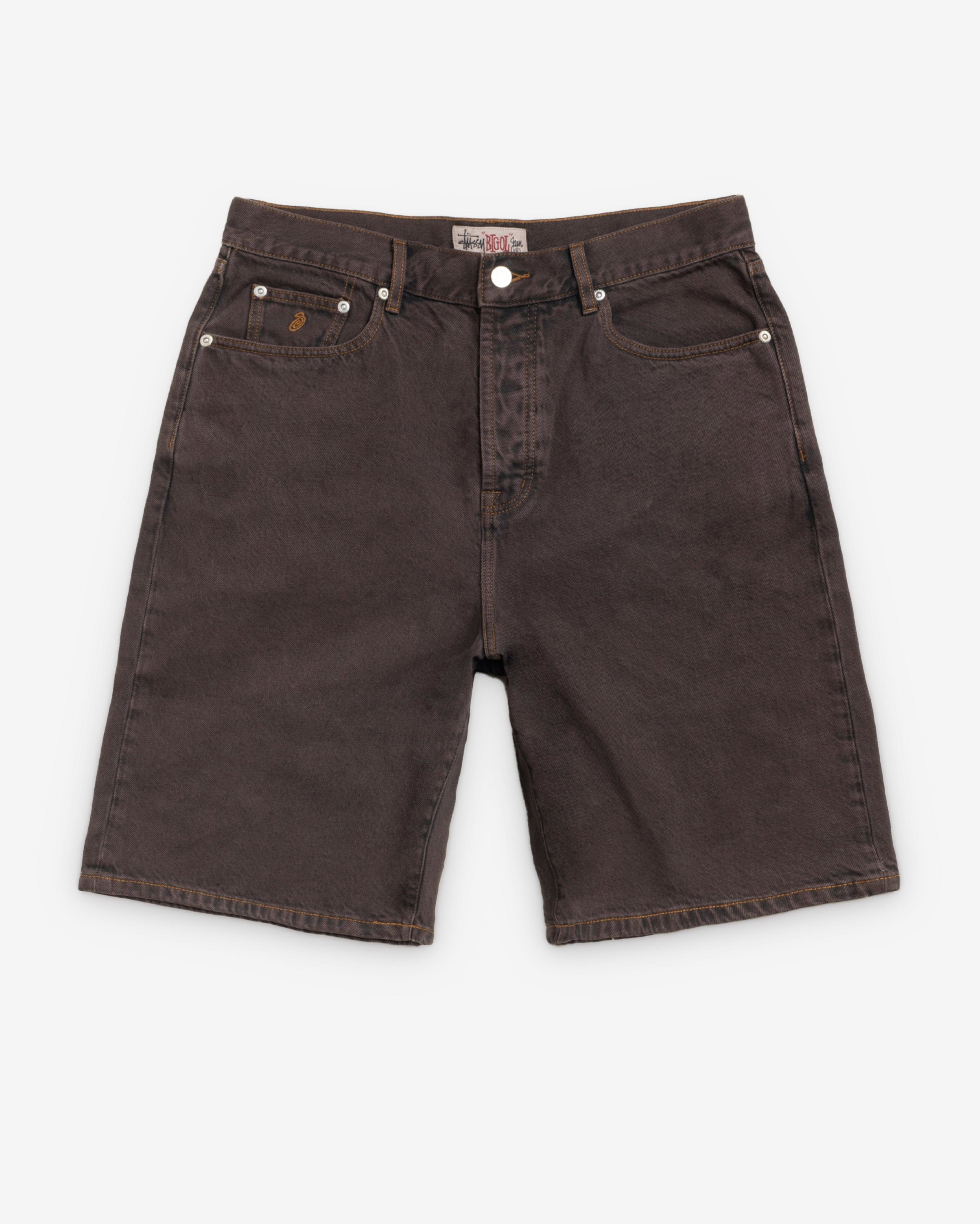 Stüssy - Men's Big Ol Shorts Resin Denim - (Brown) by STUSSY
