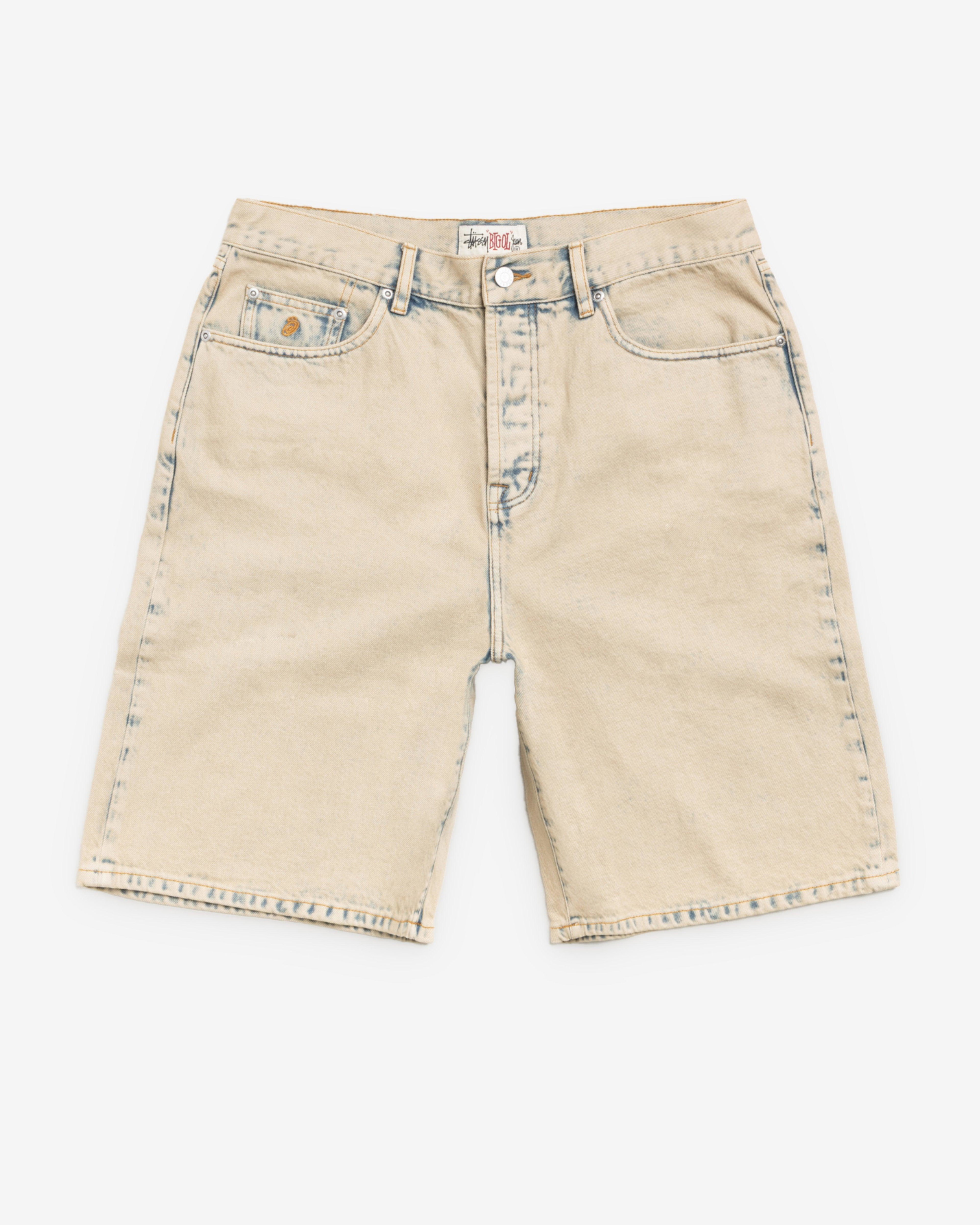 Stüssy - Men's Big Ol Shorts Resin Denim - (Resin Wash) by STUSSY