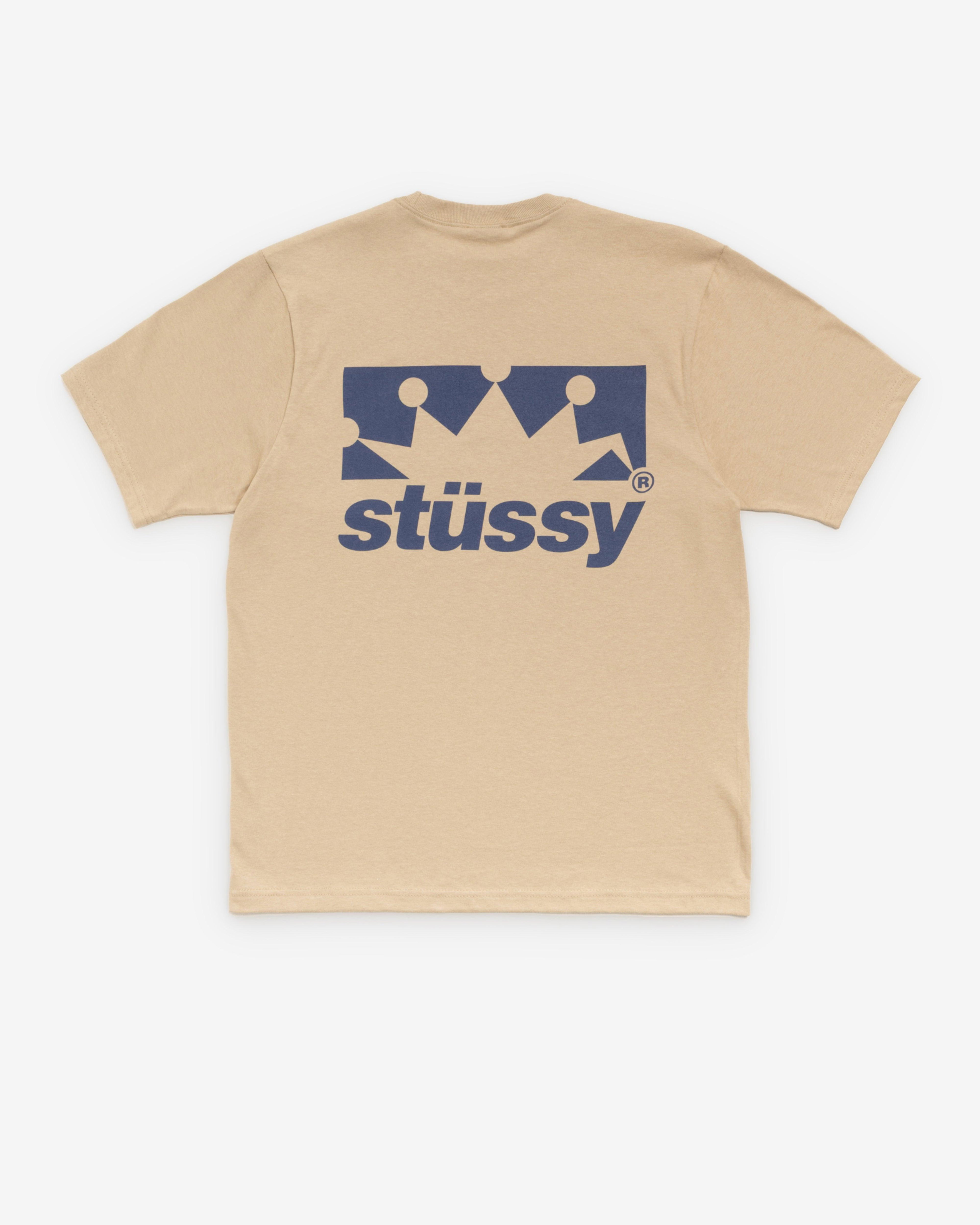 Stüssy  - Men's Box Crown Tee - (Khaki) by STUSSY