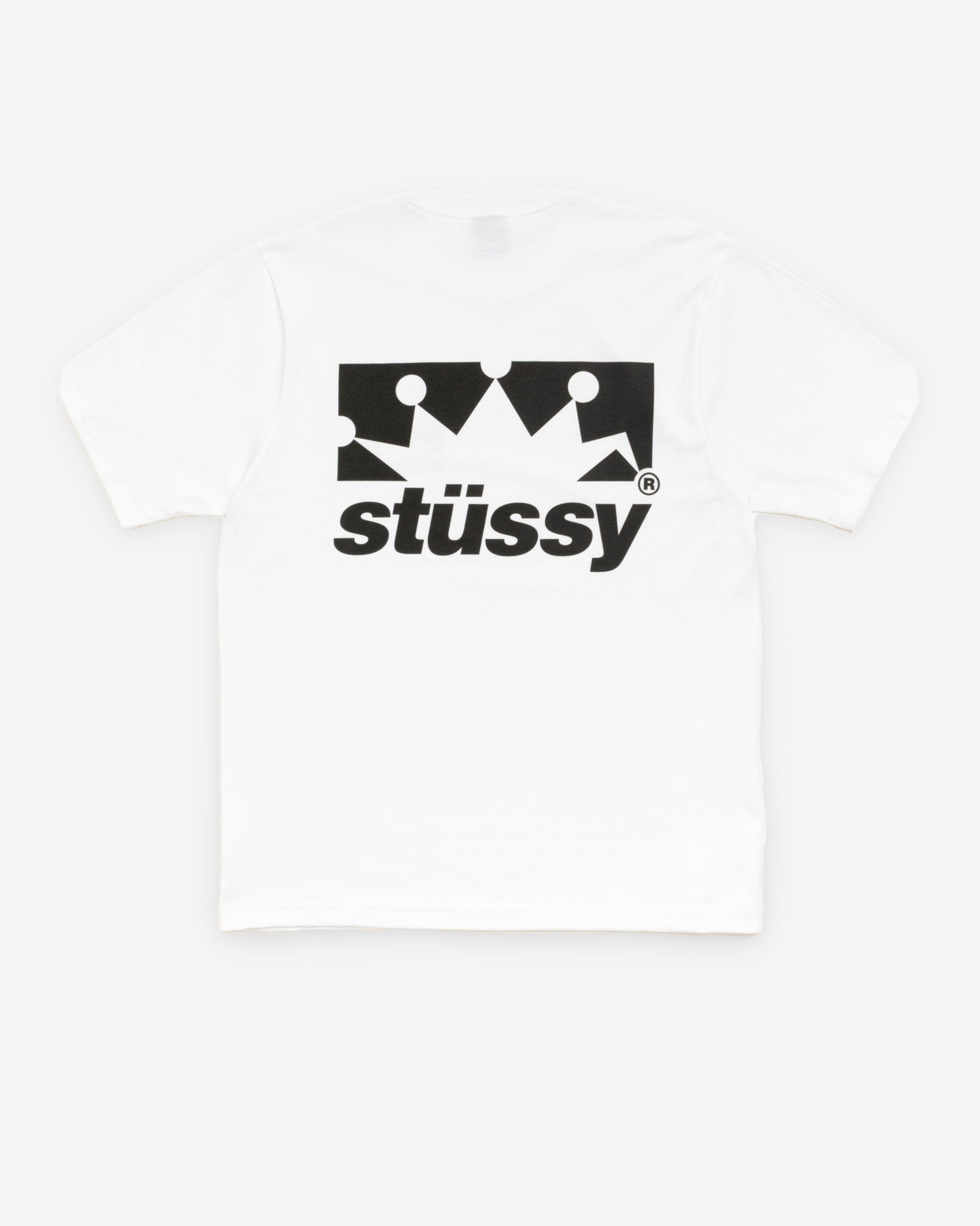 Stüssy  - Men's Box Crown Tee - (White) by STUSSY