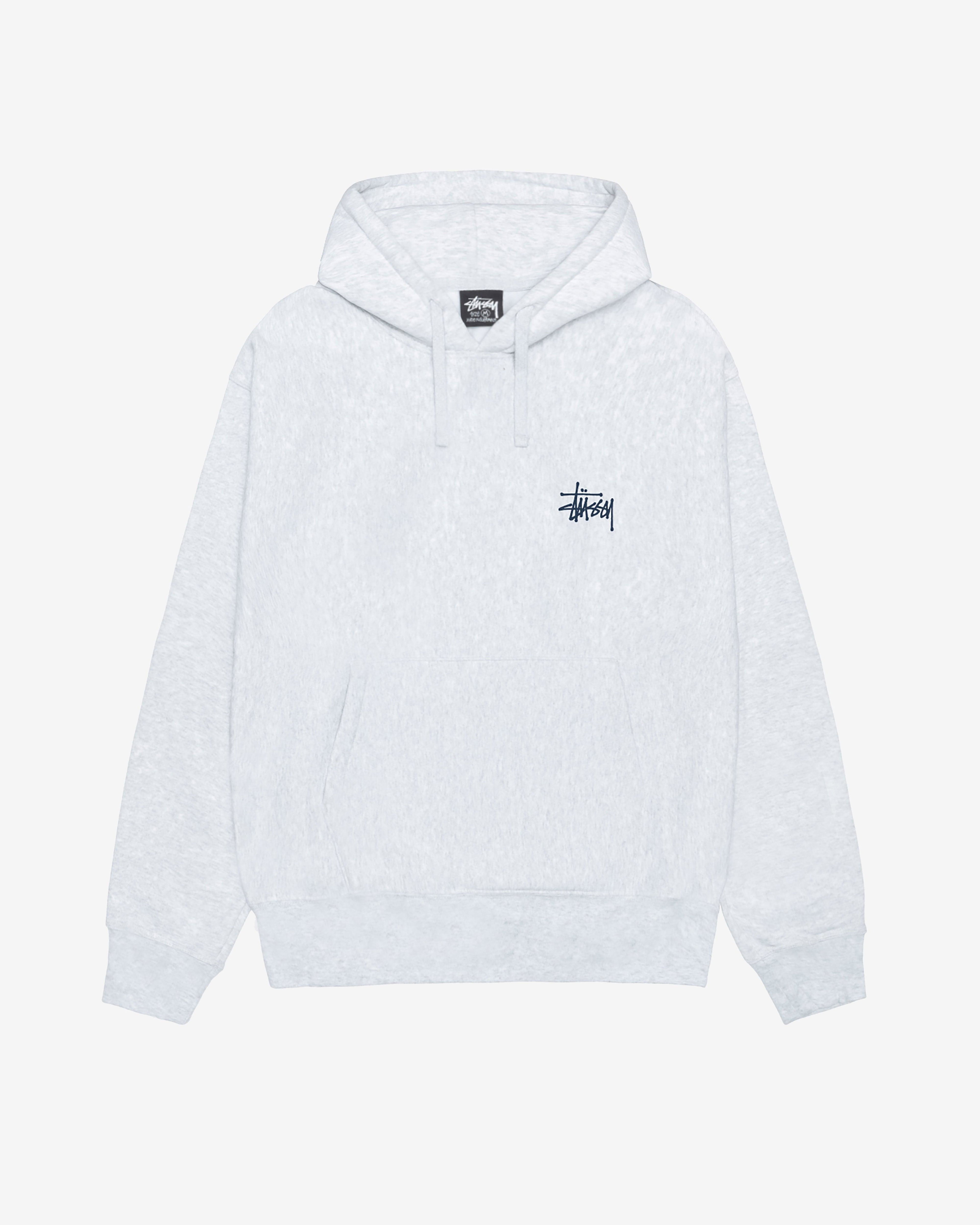 Stüssy - Men's Built In Usa Hoodie - (Ash Heather) by STUSSY