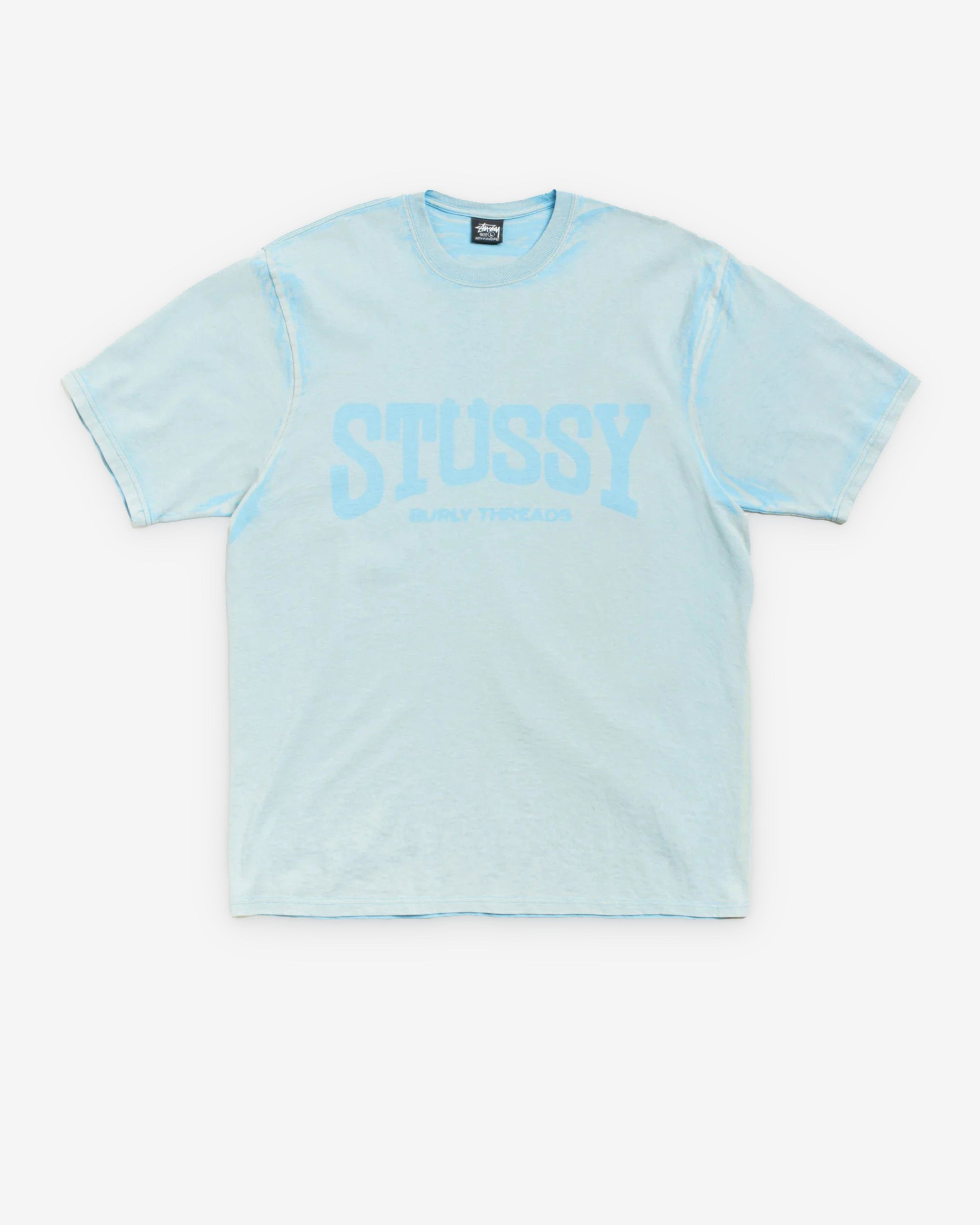 Stüssy  - Men's Burly Tee - (Sky Blue) by STUSSY