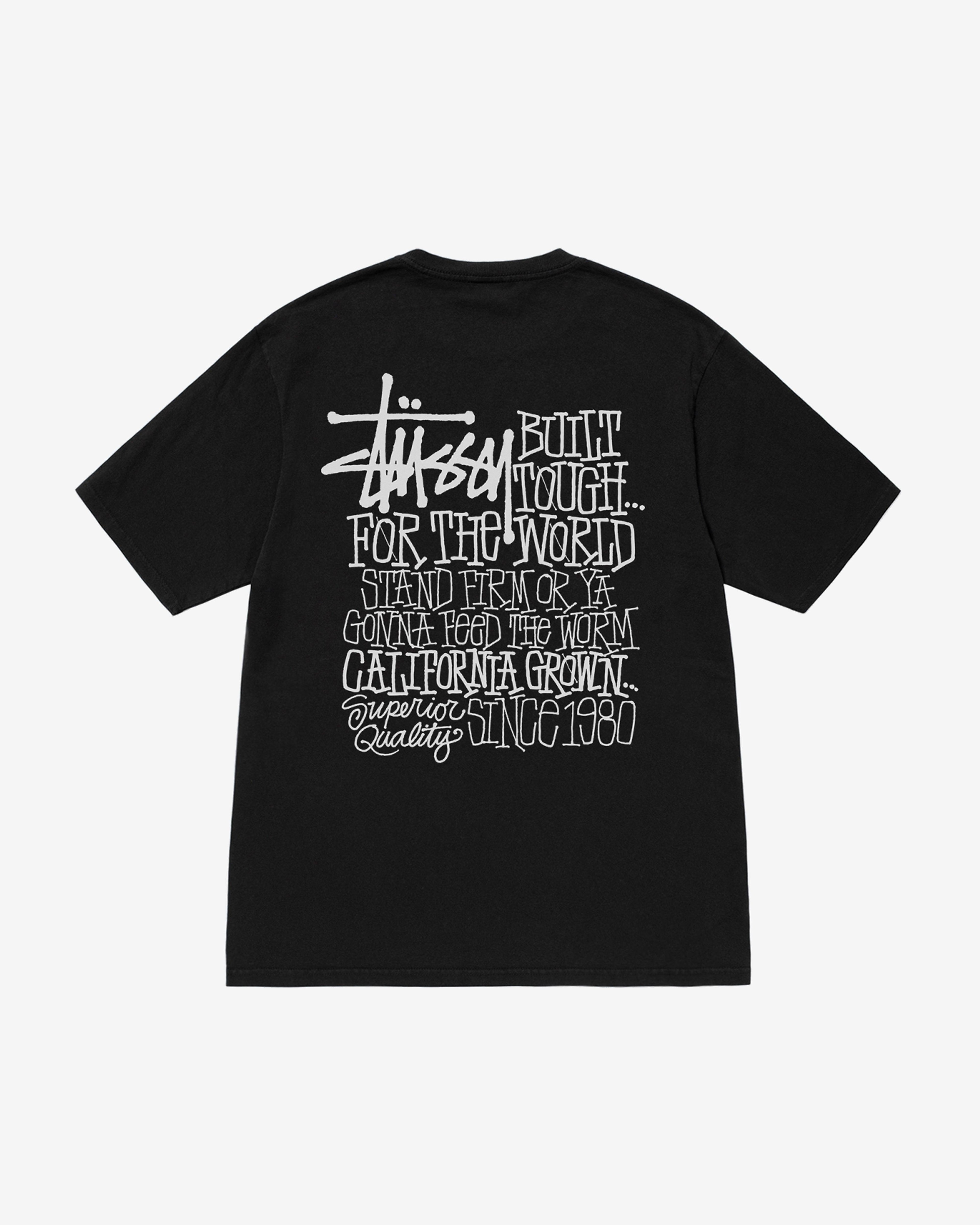 Stüssy - Men's California Grown Pig. Dyed T-Shirt - (Black) by STUSSY