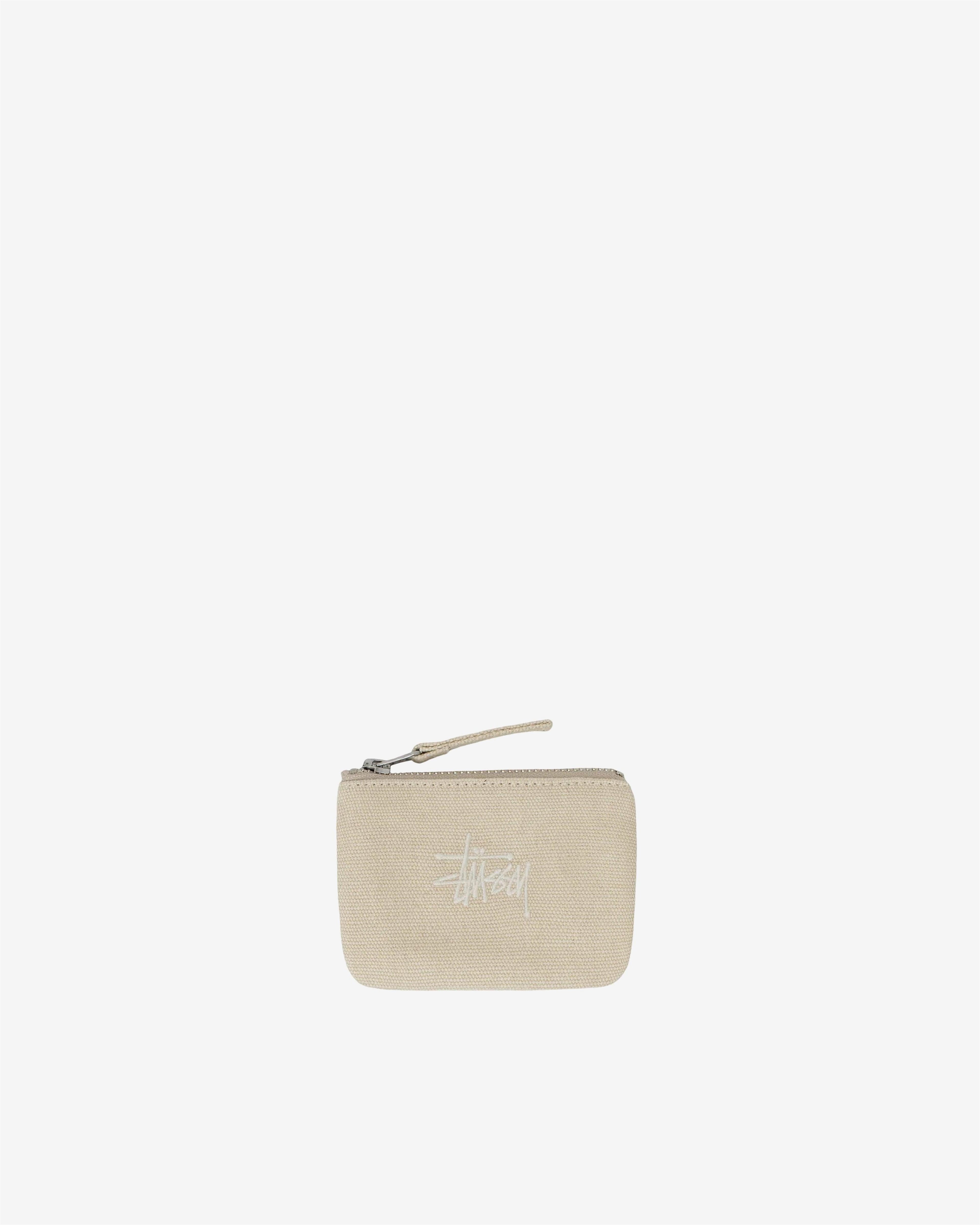 Stüssy - Men's Canvas Coin Pouch - (Natural) by STUSSY