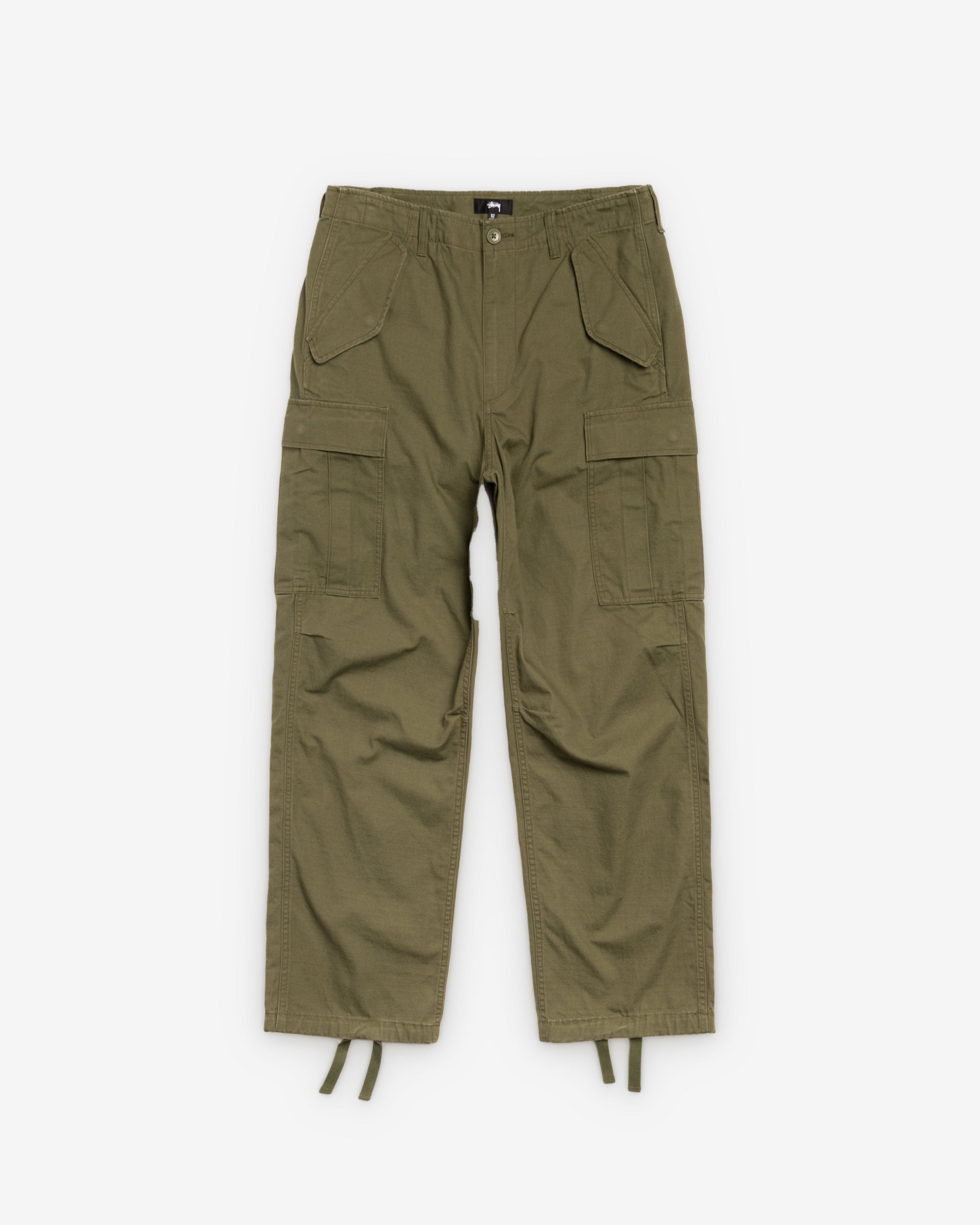 Stüssy - Men's Cargo Pant - (Olive Green) by STUSSY