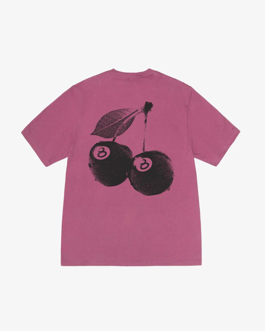 Stüssy - Men's Cherries Tee - (Berry) - 1905066 SS24 by STUSSY