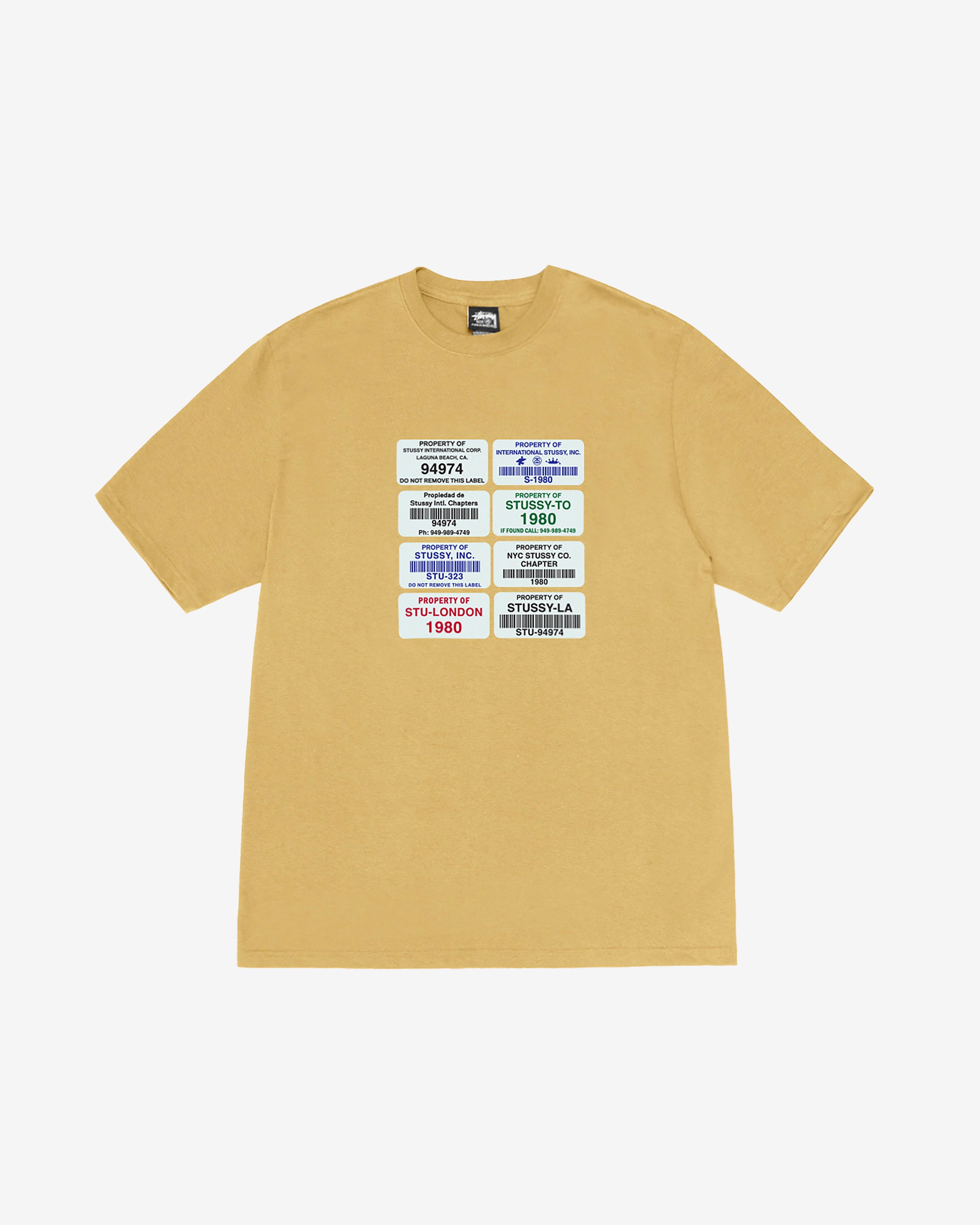 Stüssy - Men's Codes Tee - (Curry) by STUSSY