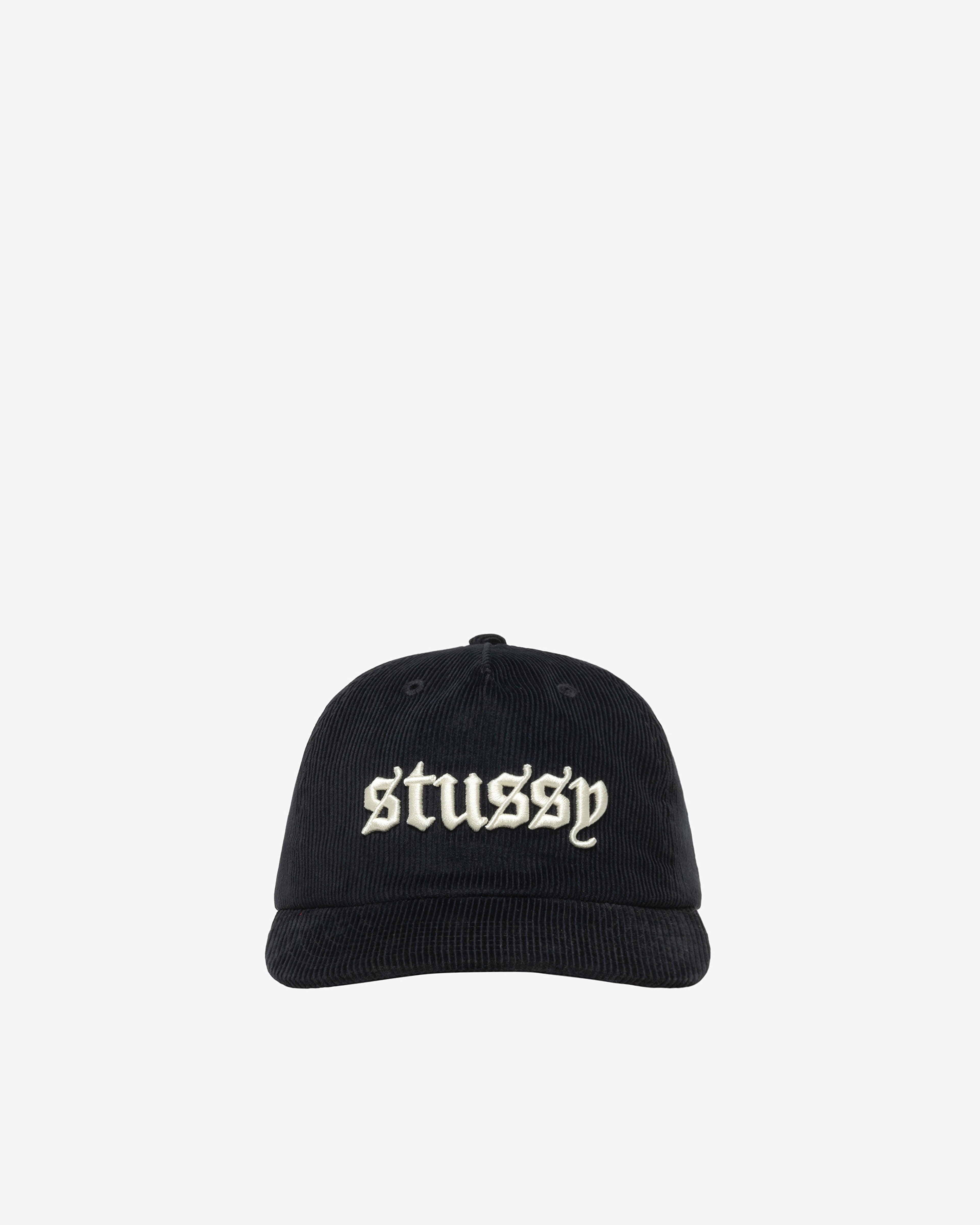 Stüssy - Men's Corduroy Oe Cap - (Black) by STUSSY