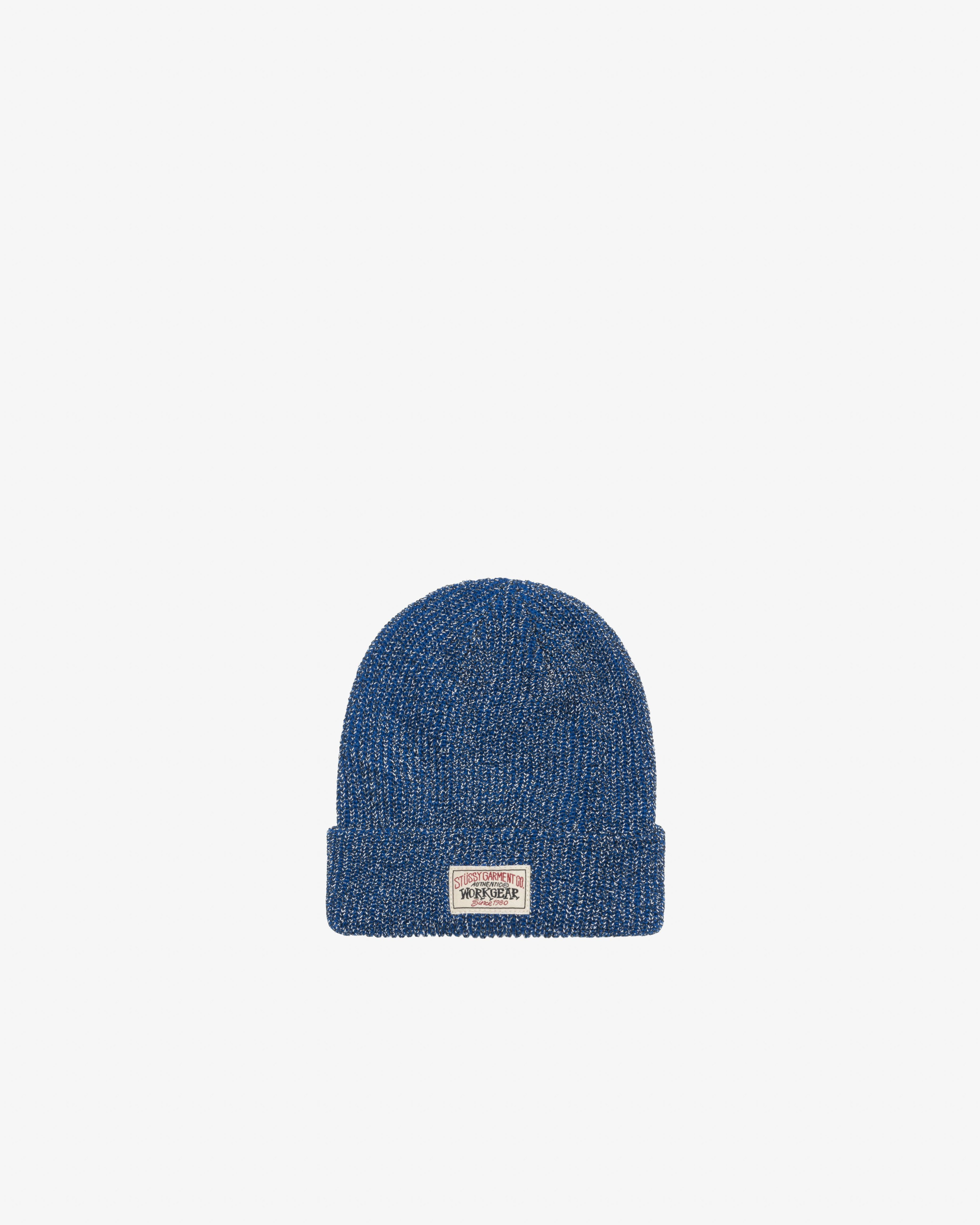 Stüssy - Men's Cuff Beanie Reflective - (Royal) by STUSSY