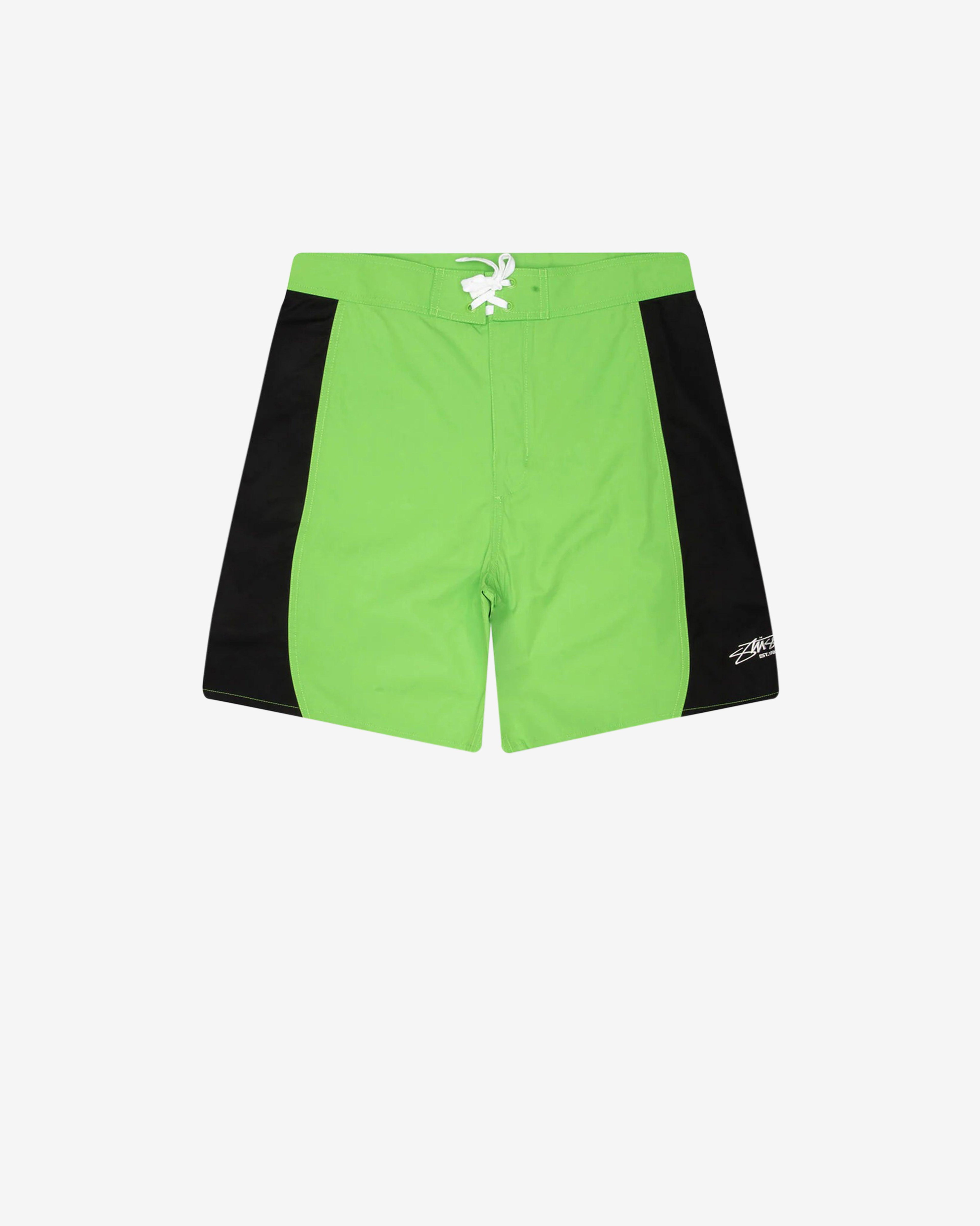 Stüssy - Men's Curved Panel Board Short - (Green) by STUSSY