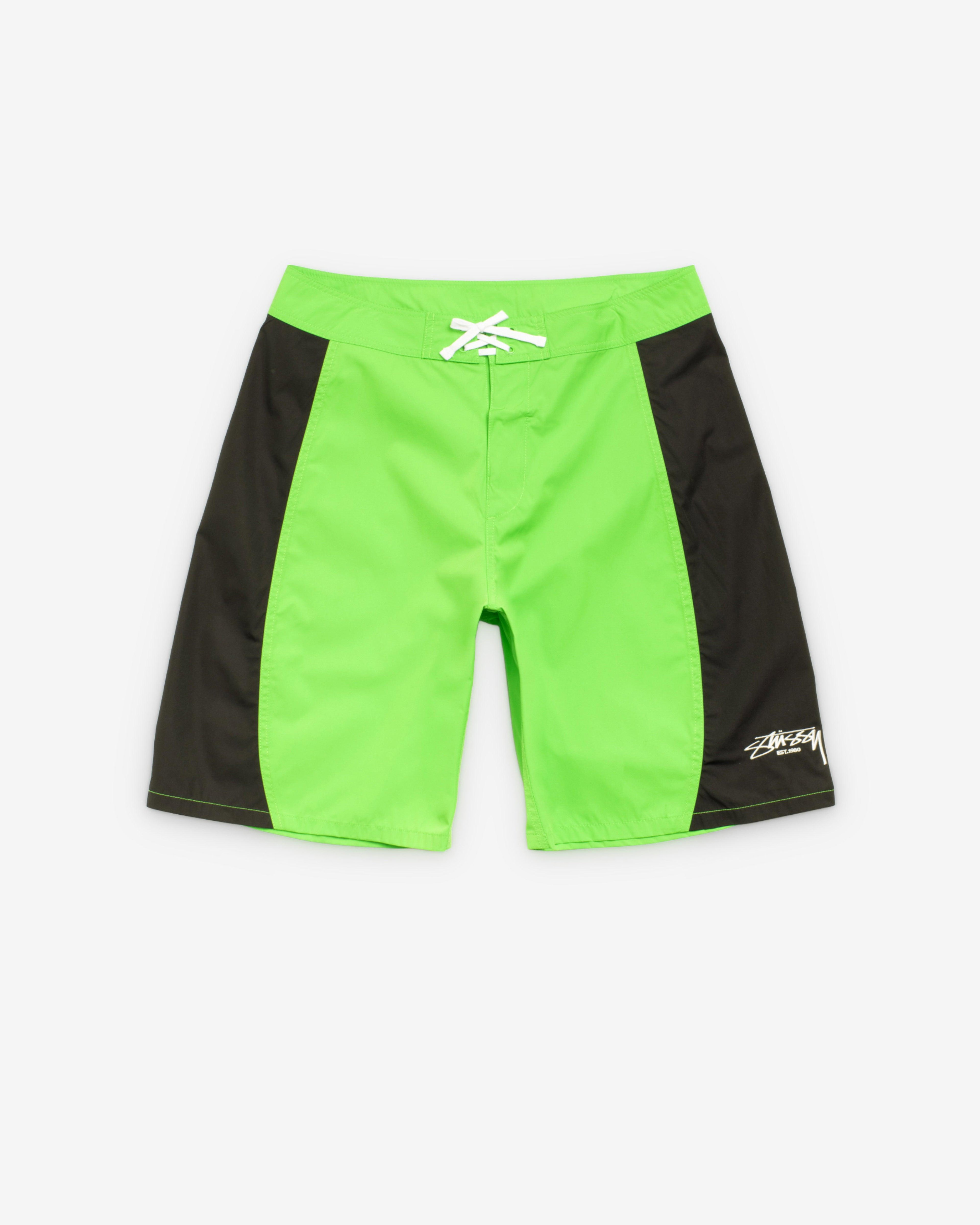 Stüssy - Men's Curved Panel Board Short - (Green) by STUSSY