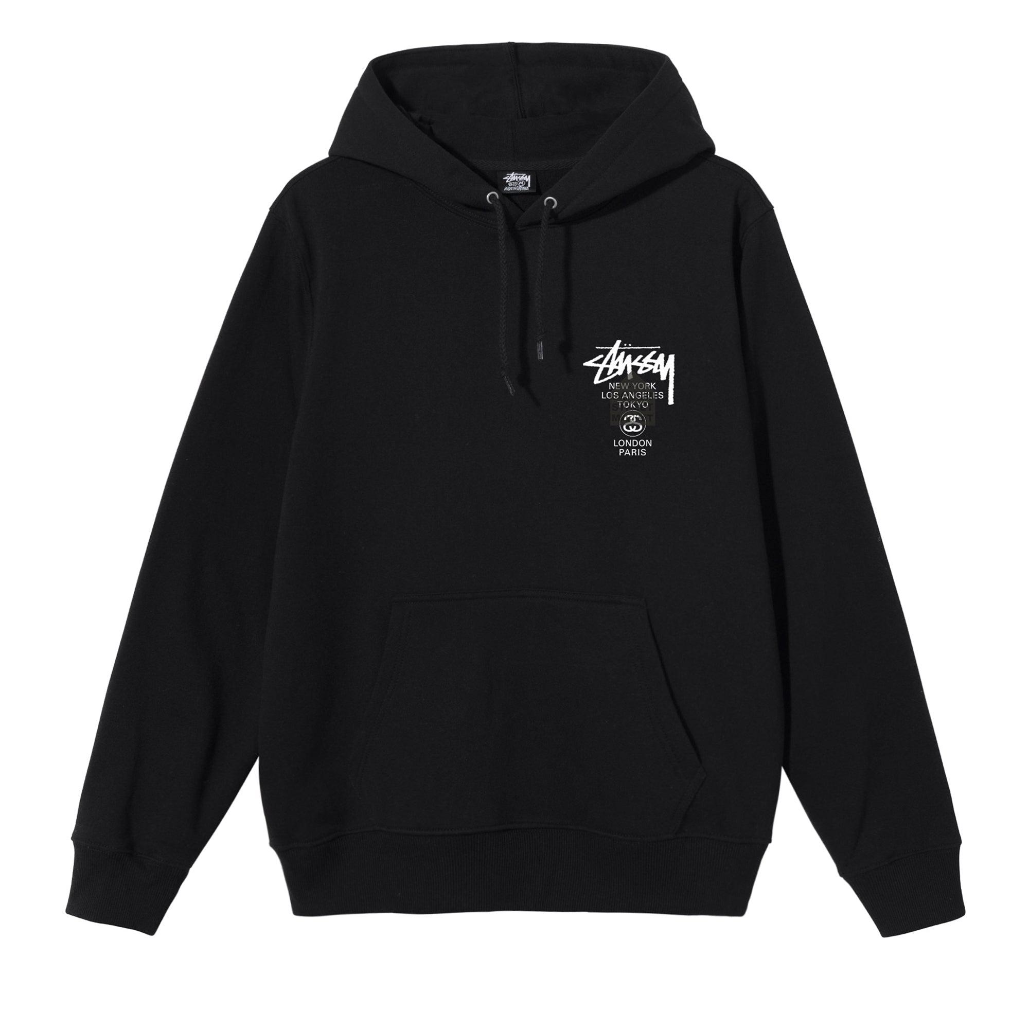 Stüssy - Men's DSM World Tour Hood - (Black) by STUSSY