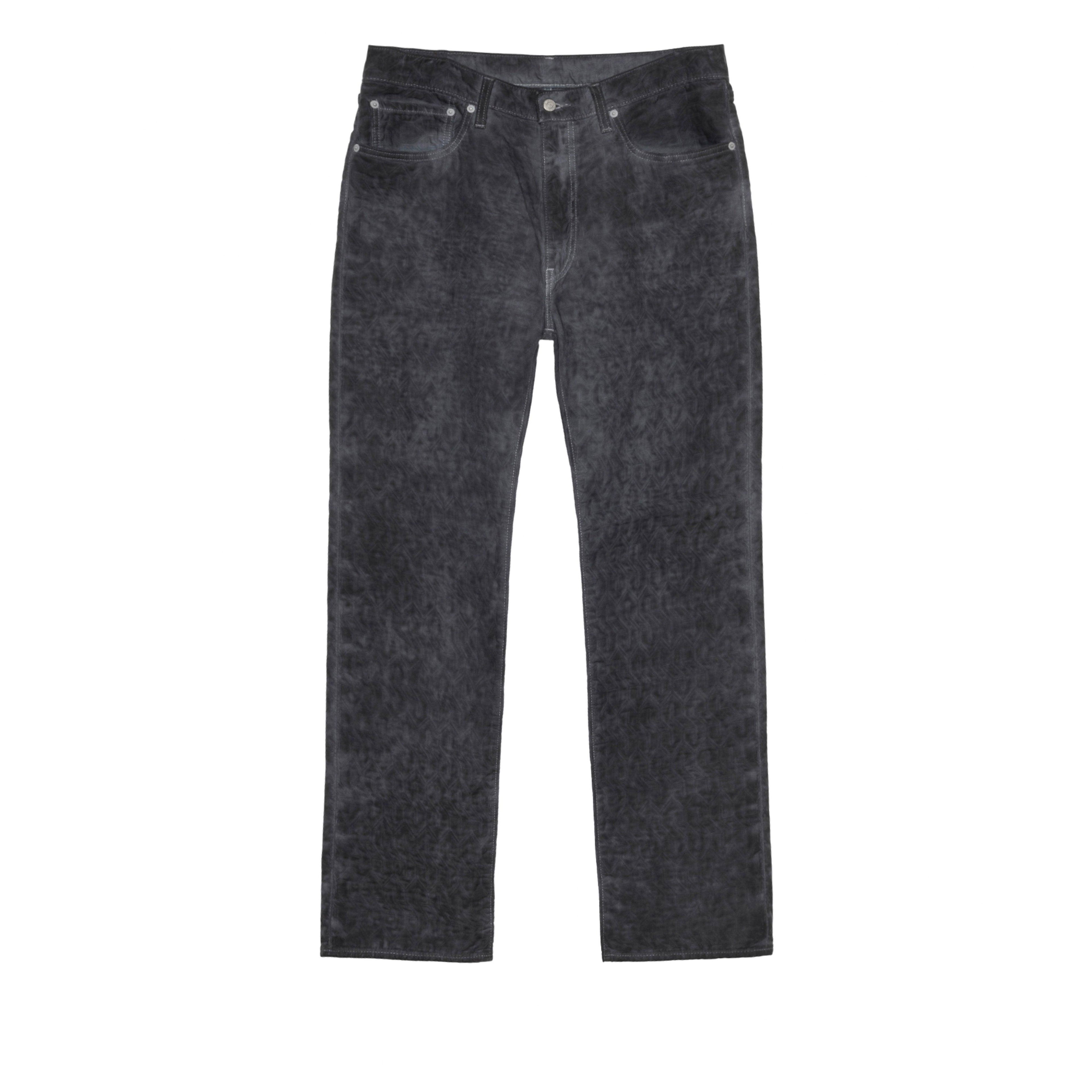 Stüssy - Men's Dyed Jacquard Jean - (Black) by STUSSY