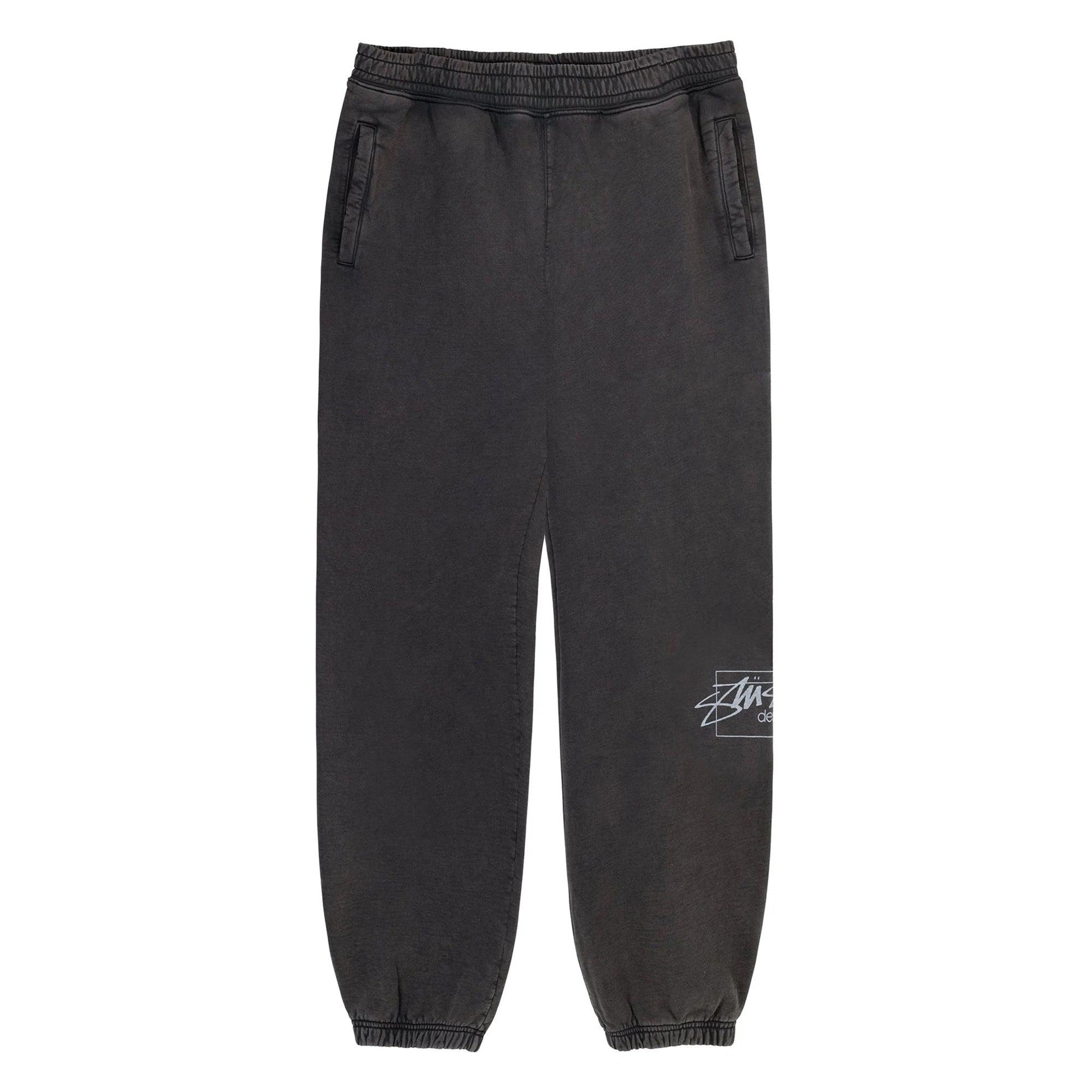 Stüssy - Men's Dyed Stüssy Designs Pant - (Black) by STUSSY